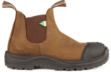 Street Cool Weather Proof Blundstone 169 - Work & Safety Rubber Toe Cap - Saddle Brown
