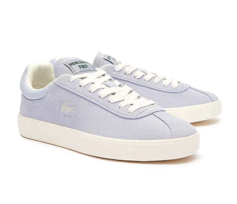 Comfort Slip Women??s Lacoste Baseshot 124 2 SFA (Light Blue/Off White)