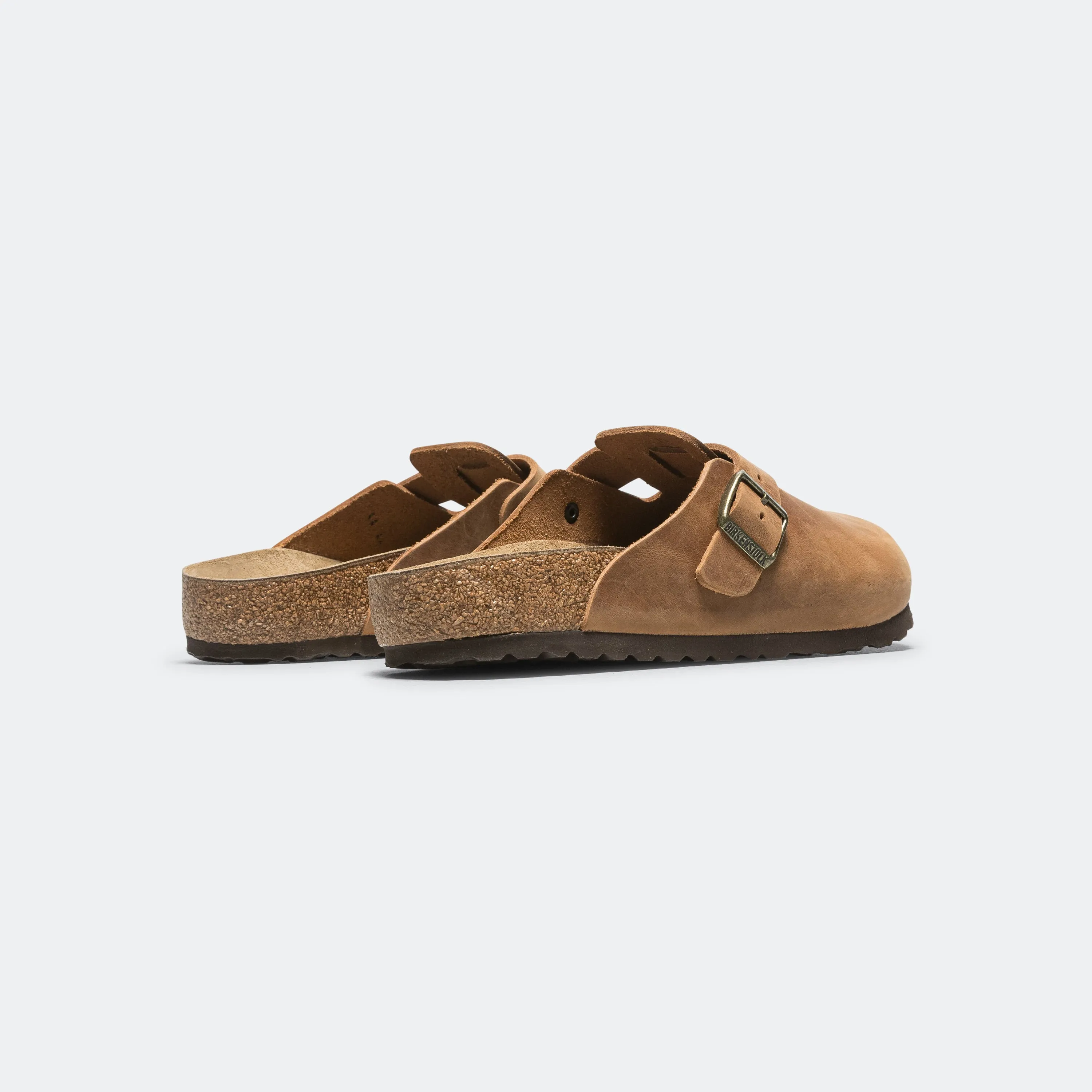 No Rub Boston - Cognac Oiled Leather
