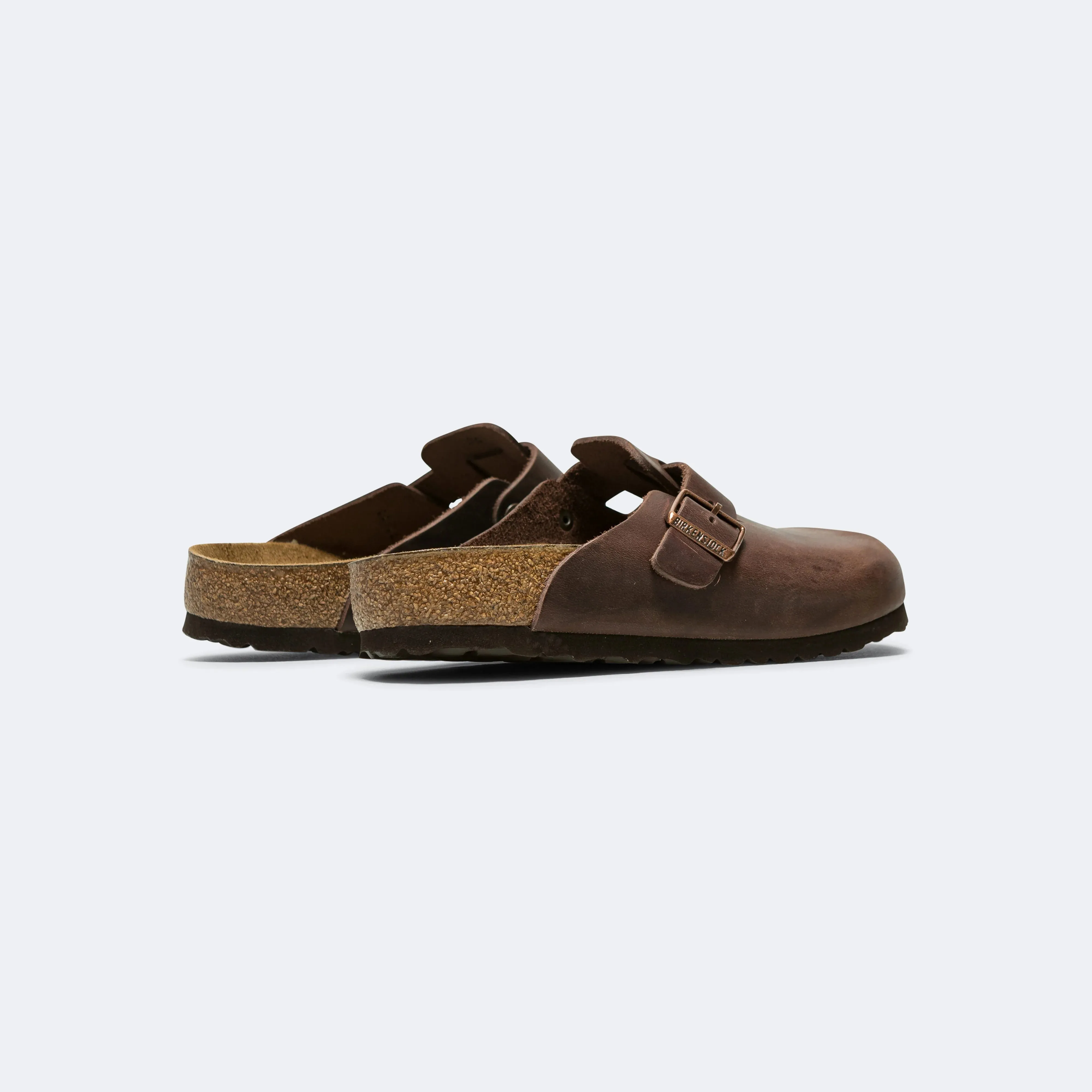 Boston - Habana Oiled Leather Relaxed Open Toe Shoes