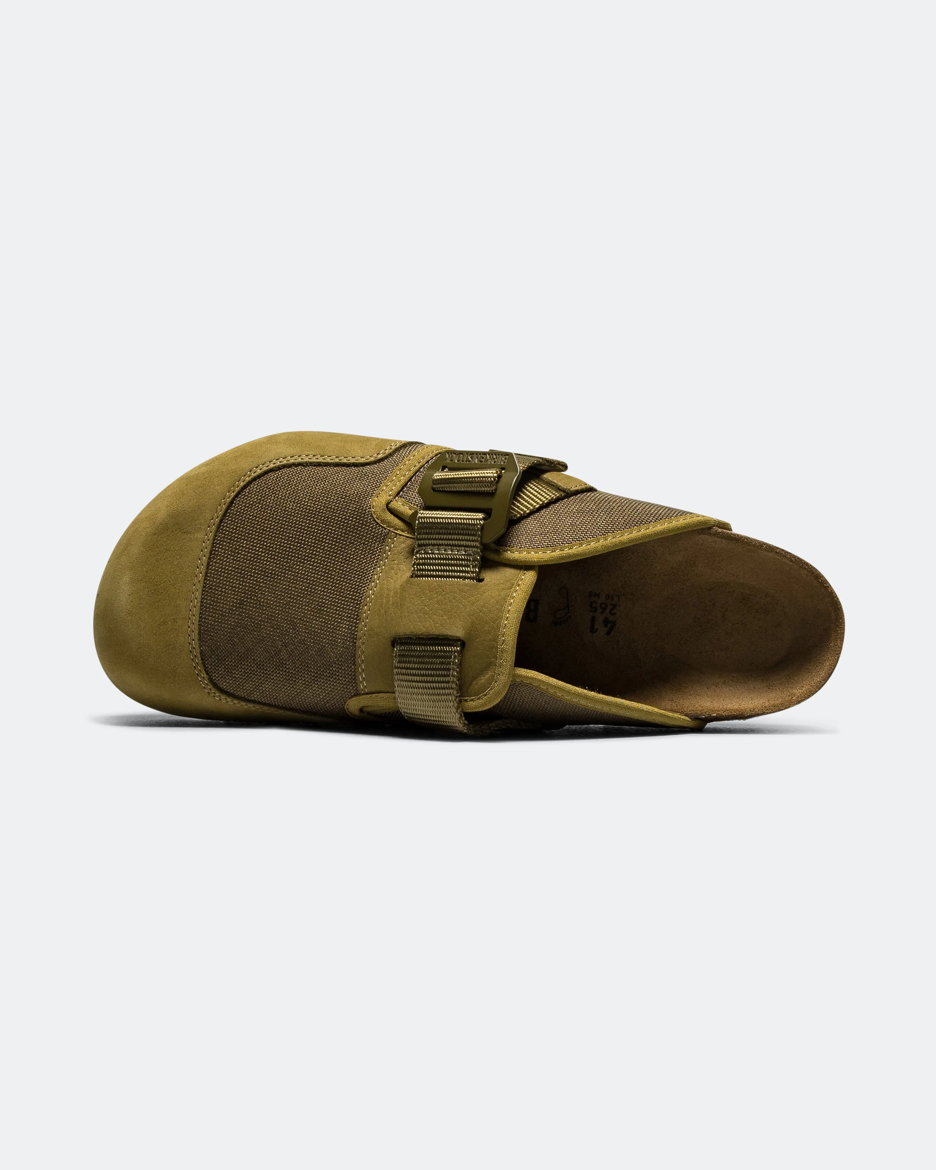 Soft Cushioning Shoes Easy Posture Boston Nova - Pine Green Nubuck Leather/Textile