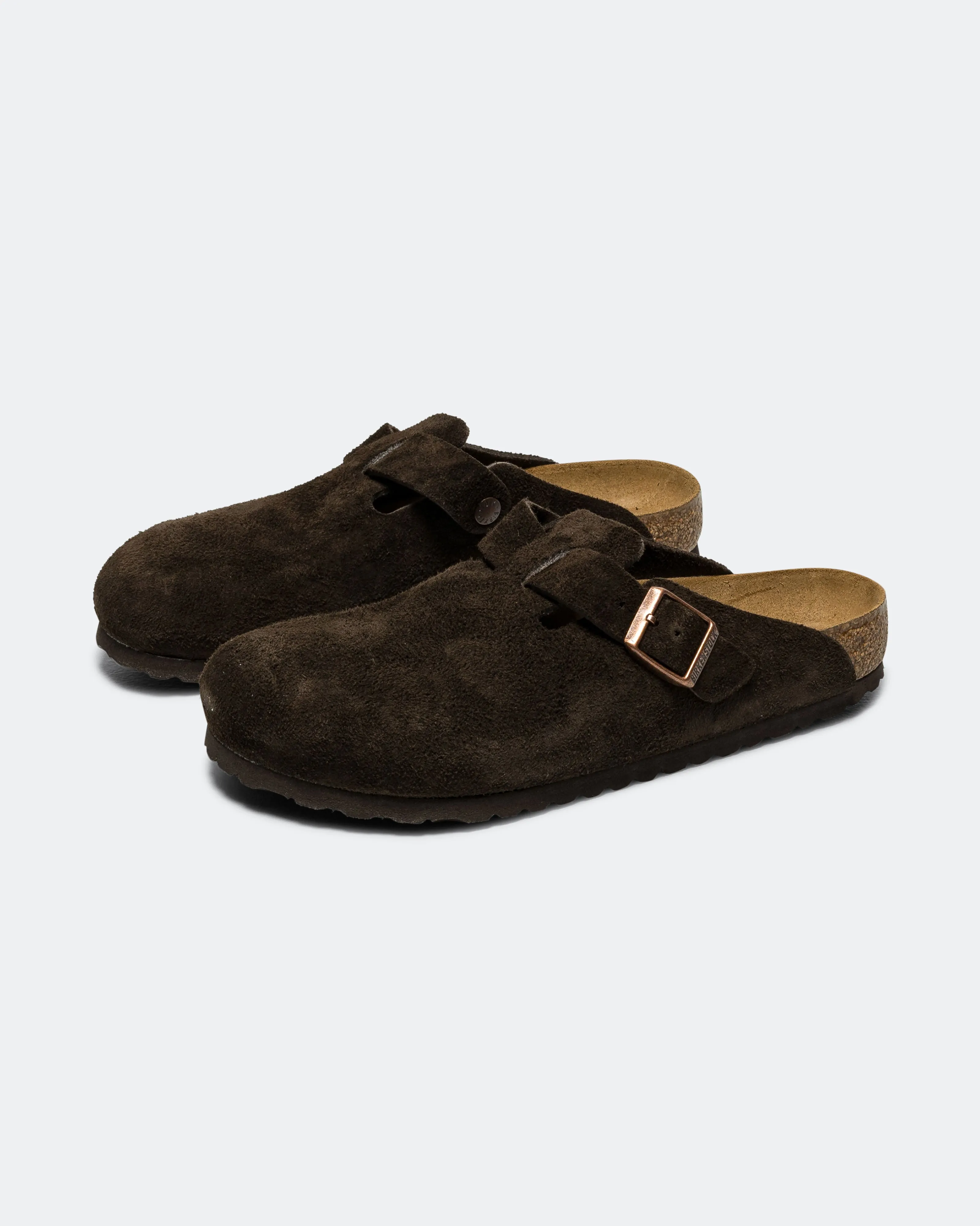 Boston SFB - Mocca Suede Leather Platform Sole Easy on off