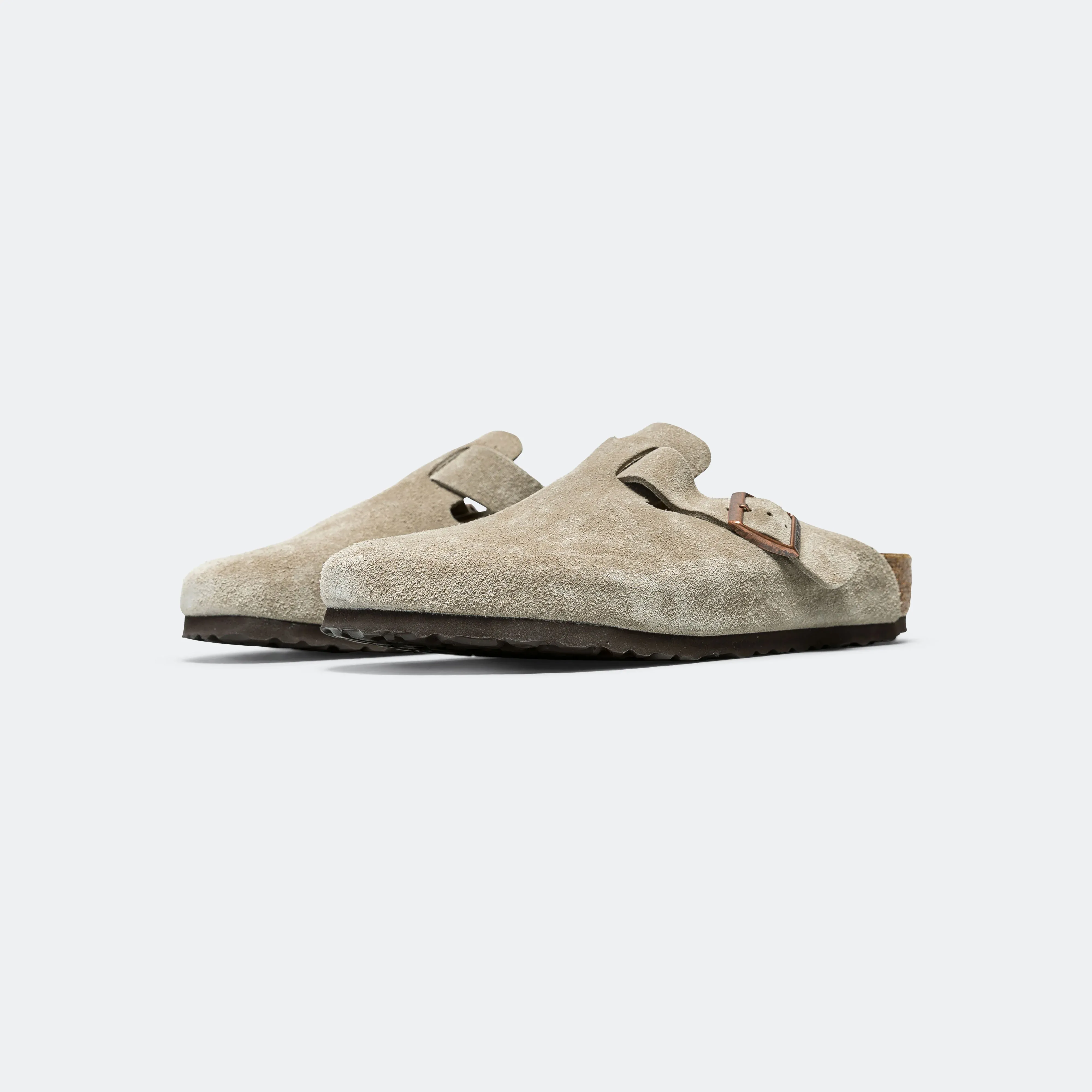 Boston SFB - Taupe Suede Leather Flexible Motion