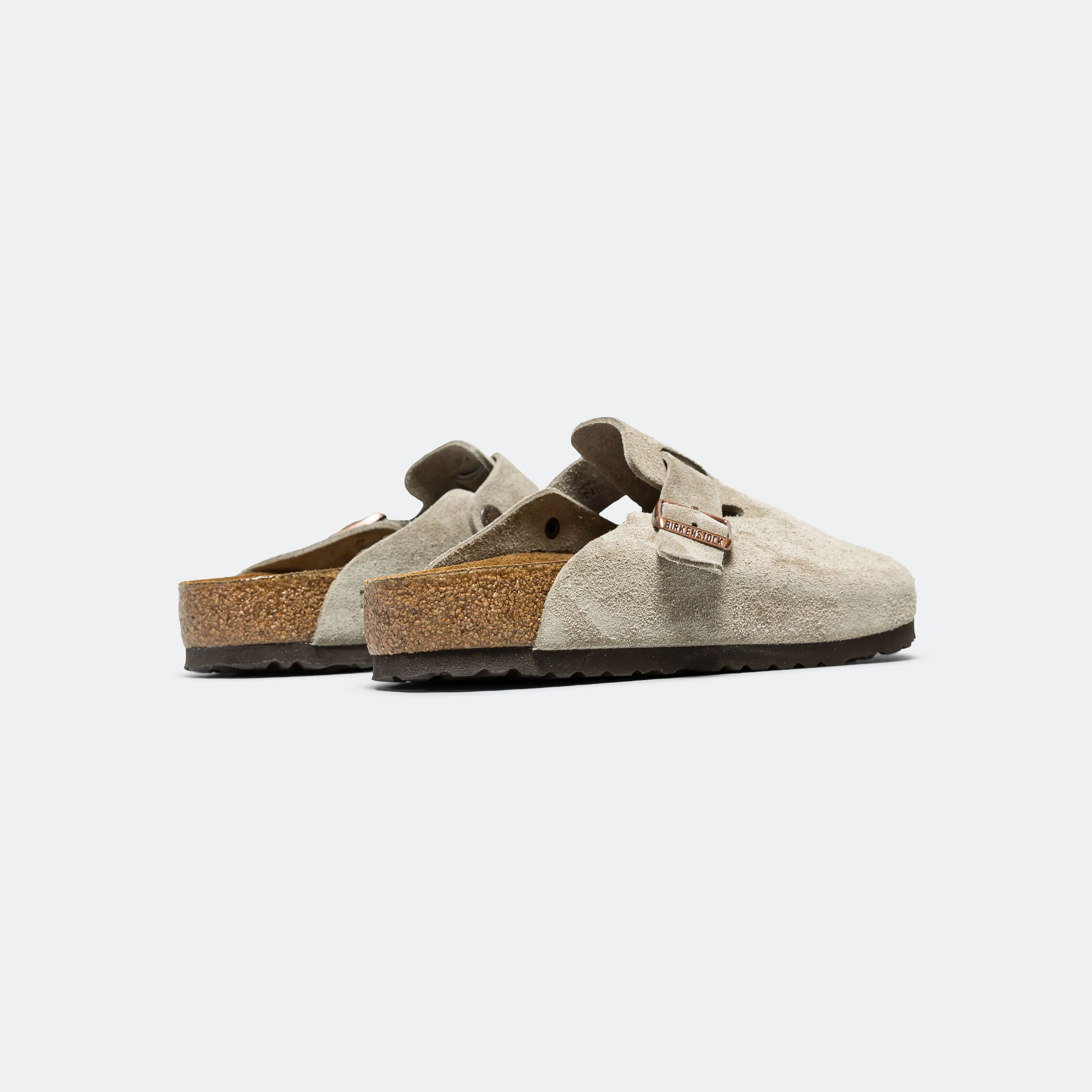 Beach Sandals Boston SFB - Taupe Suede Leather