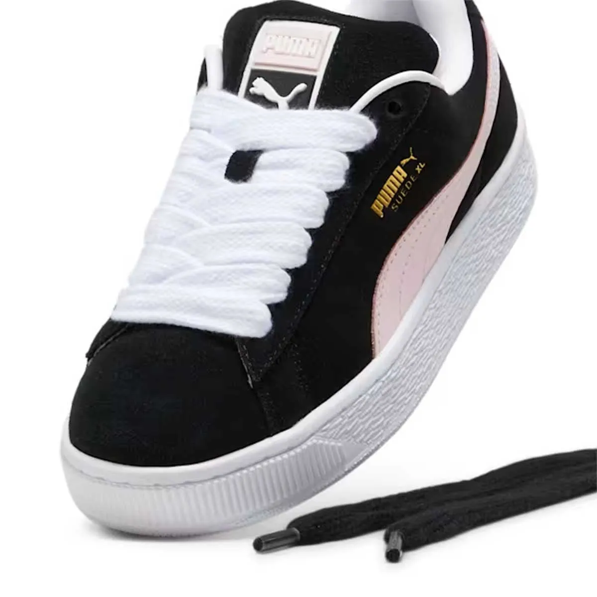 home slippers Suede XL 'Black Whisp Of Pink'