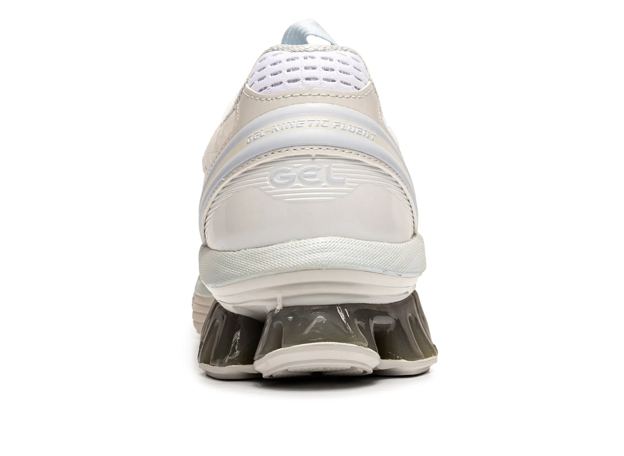 Asics US6-S Gel-Kinetic Fluent 'Glacier Grey / Soft Sky' Road Long Crystal Glow