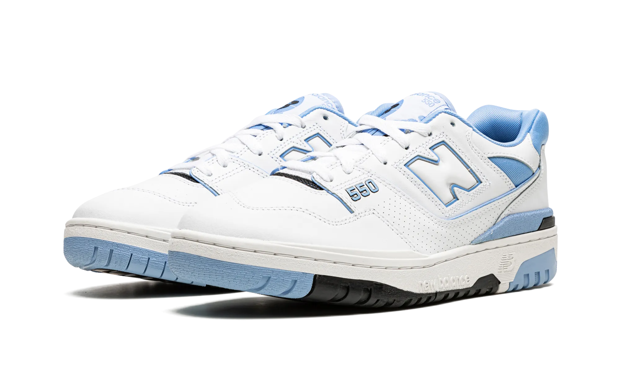 550 "White / Carolina Blue" cross - country running option