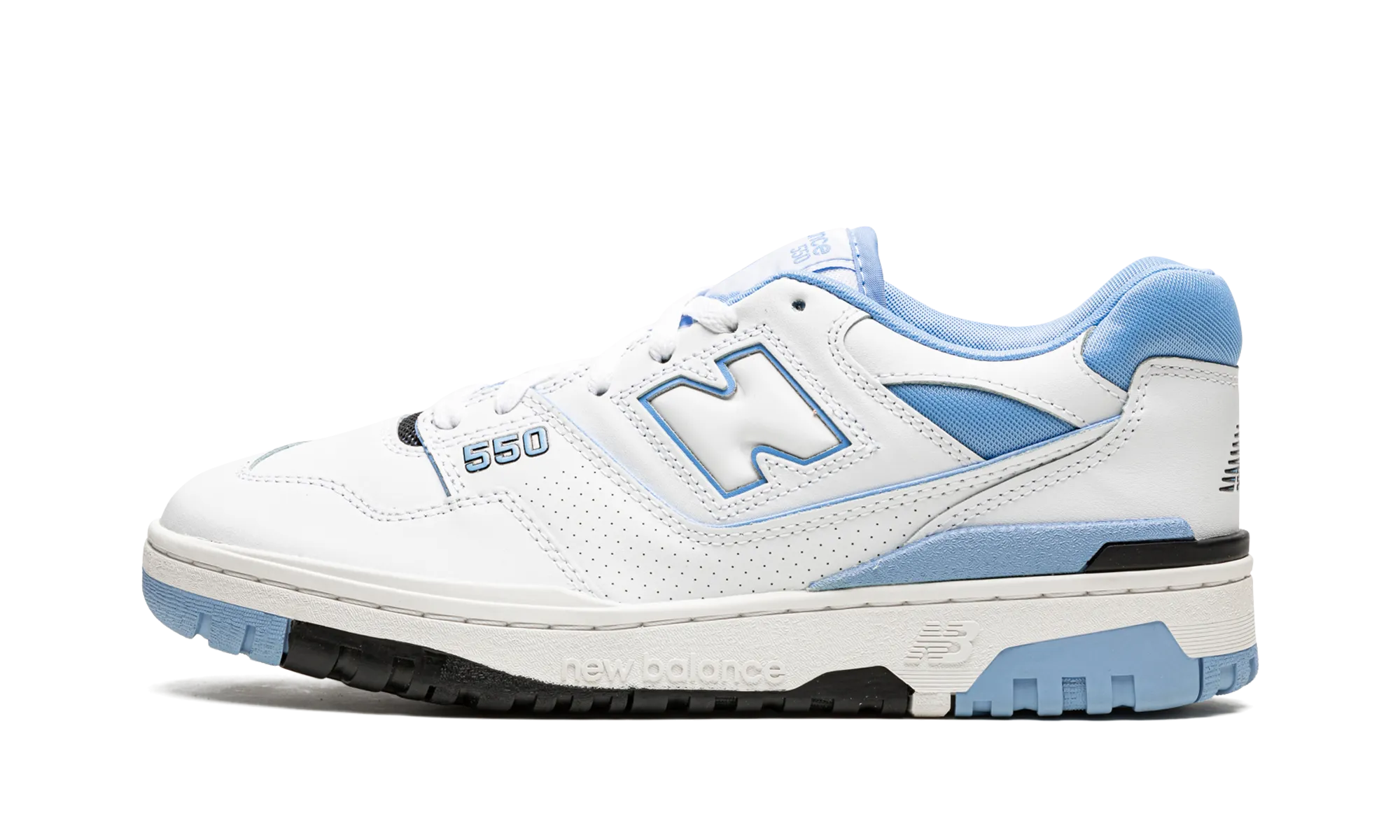 550 "White / Carolina Blue" GelCushion logo - debossed shoes