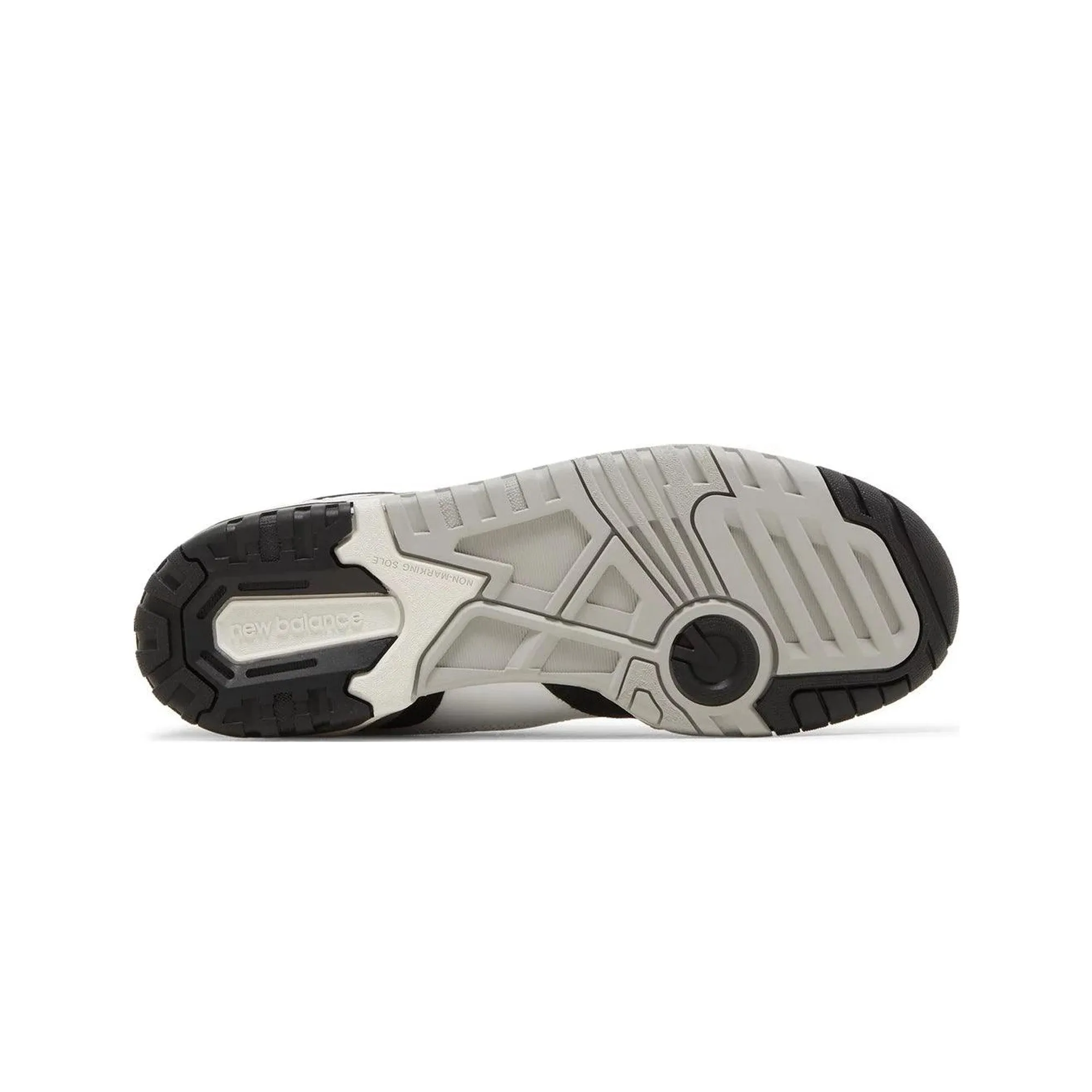 synthetic leather shoe feature 550 'White Black Rain Cloud' GS (2023)