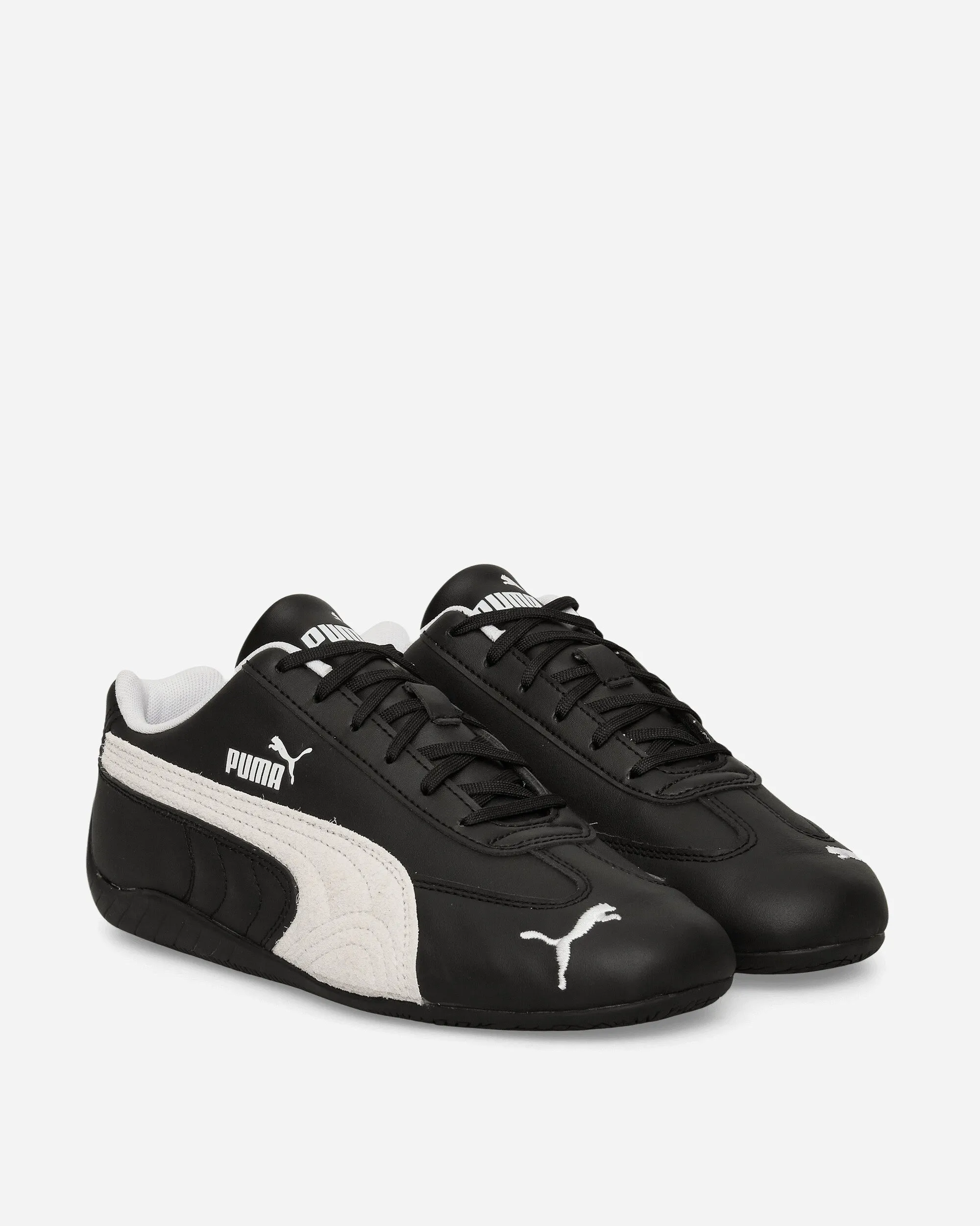 Boosted comfort Speedcat Leather Sneakers Black / White