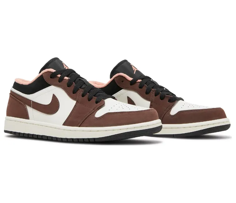 Men's Nike Air Jordan 1 Low (Mocha) Neutral Walk Bounce Back Tech