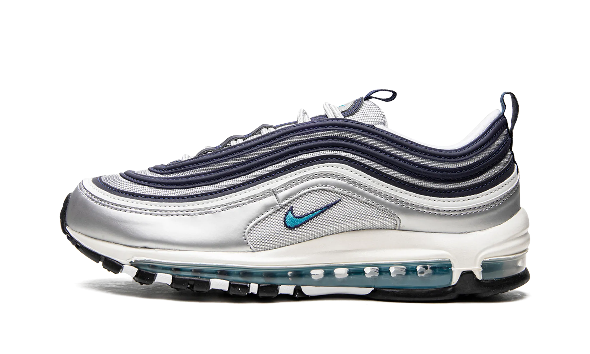 Air Max 97 "Metallic Silver / Chlorine Blue" slim fit