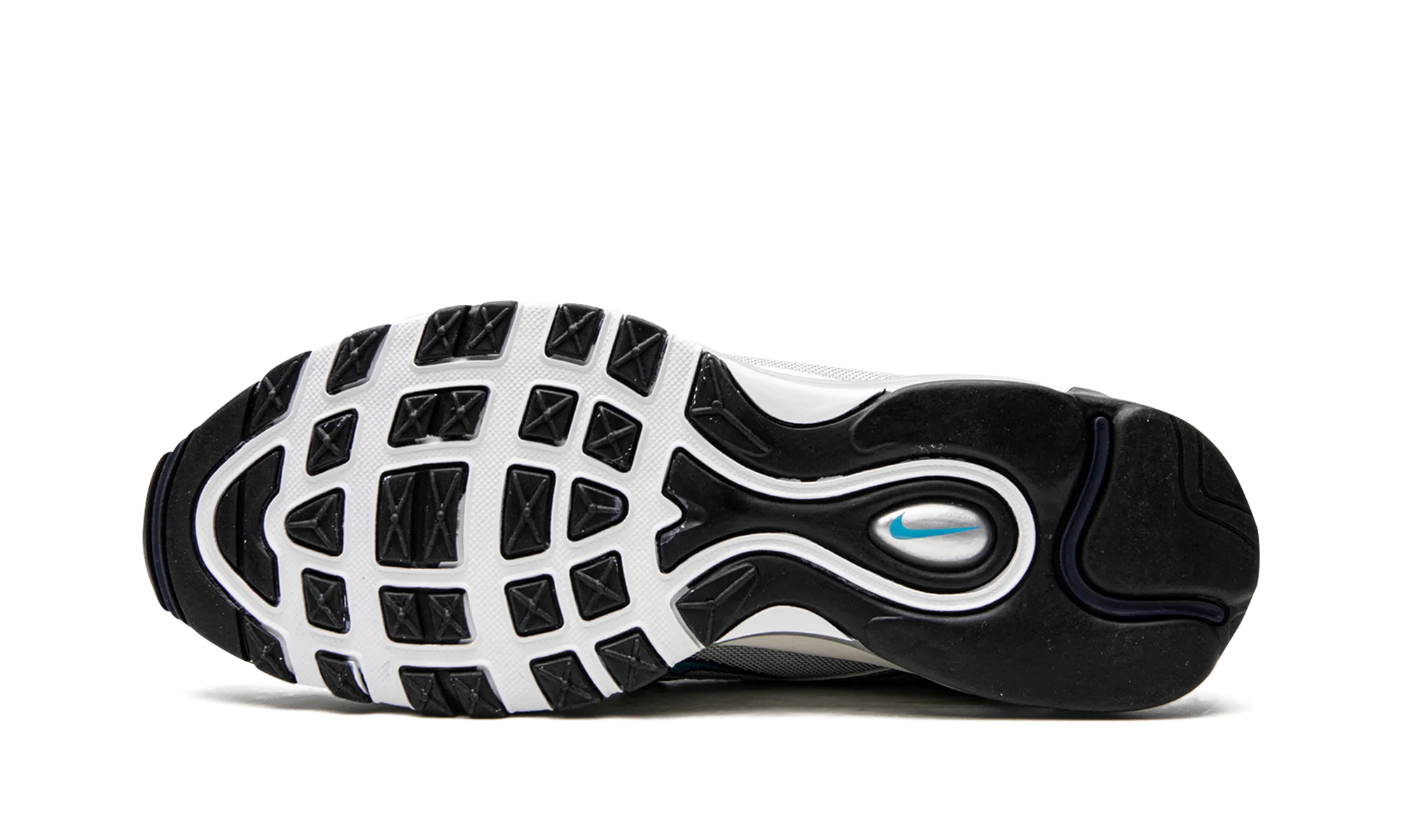 Air Max 97 "Metallic Silver / Chlorine Blue" support technology