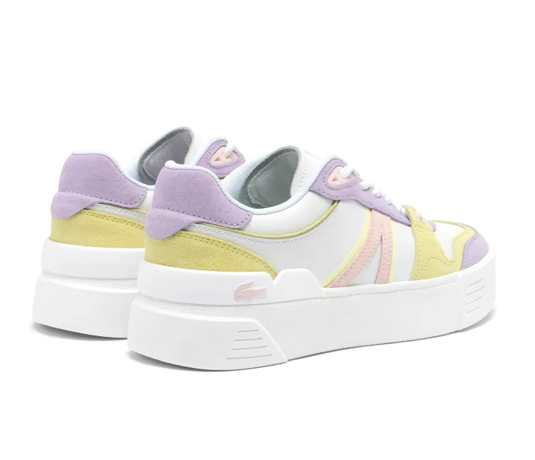 Layered Support Timeless Look Women??s Lacoste L002 Evo 124 2 SFA (White/Pink)