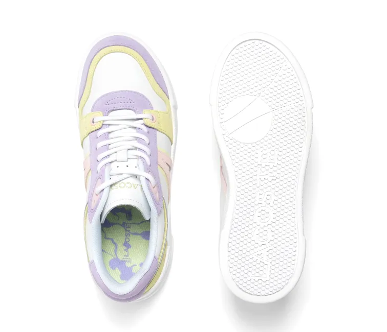 Running Routine Women??s Lacoste L002 Evo 124 2 SFA (White/Pink)