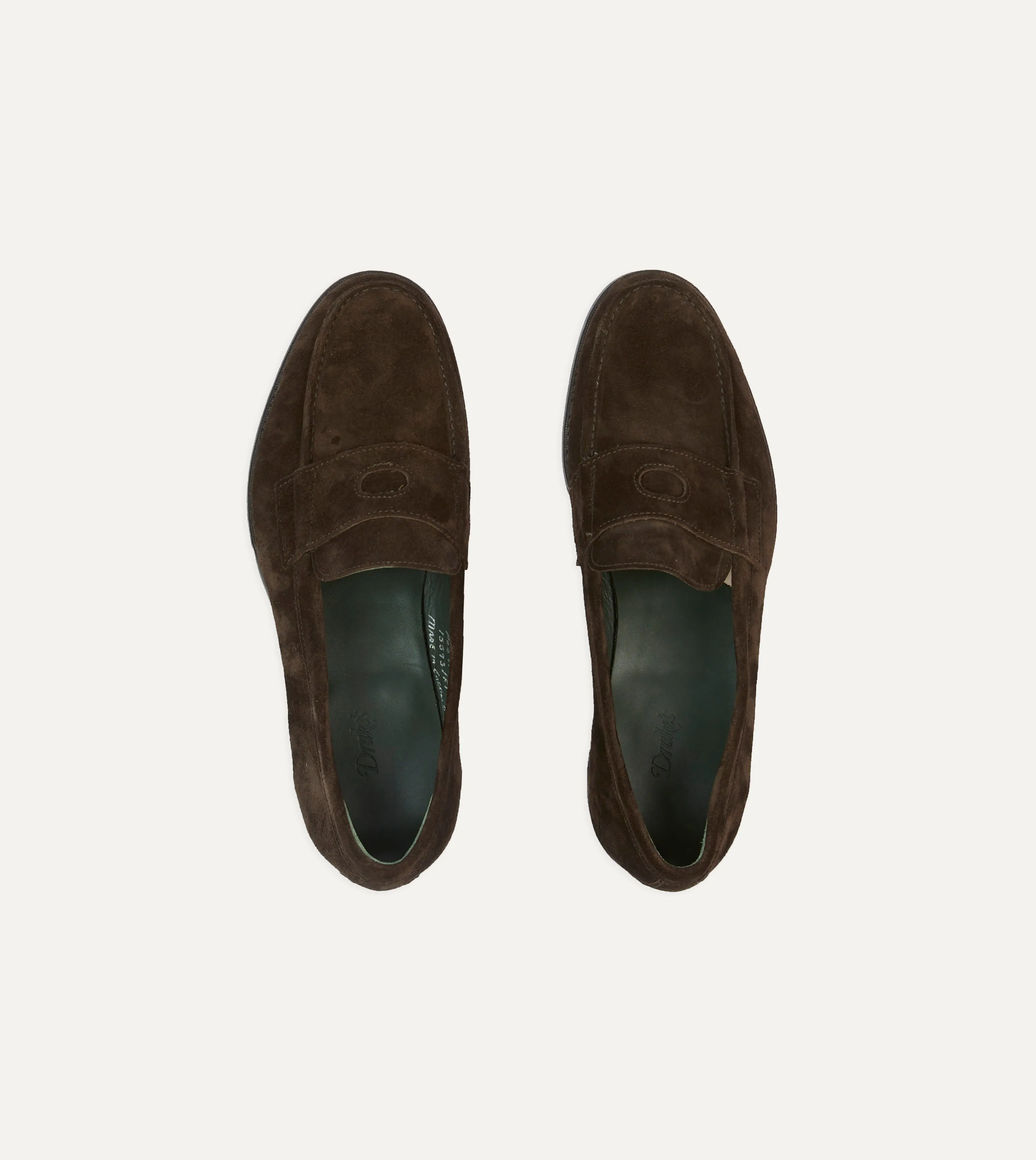 Stylish Look Brown Suede Charles Mk II Goodyear Welted Penny Loafer
