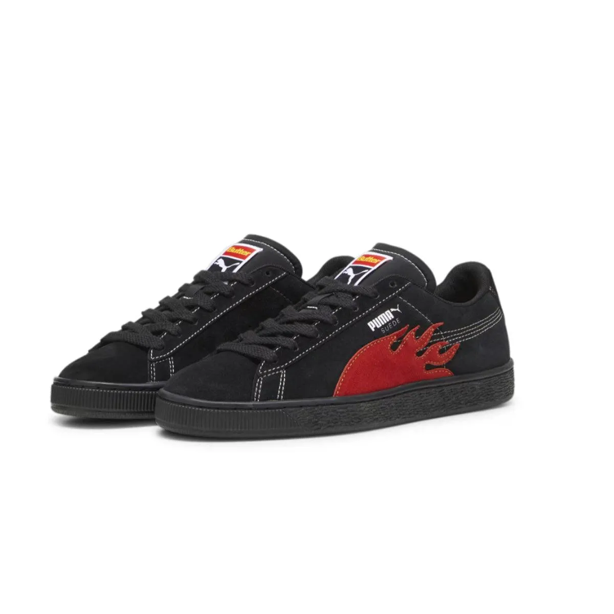 suitable for travel purposes   Butter Goods Suede 'Puma Black'