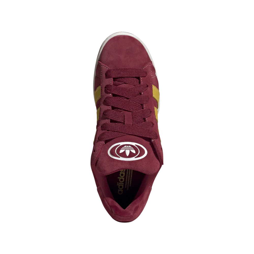 Campus 00s 'Collegiate Burgundy Yellow' least cycling hook - and - loop closure
