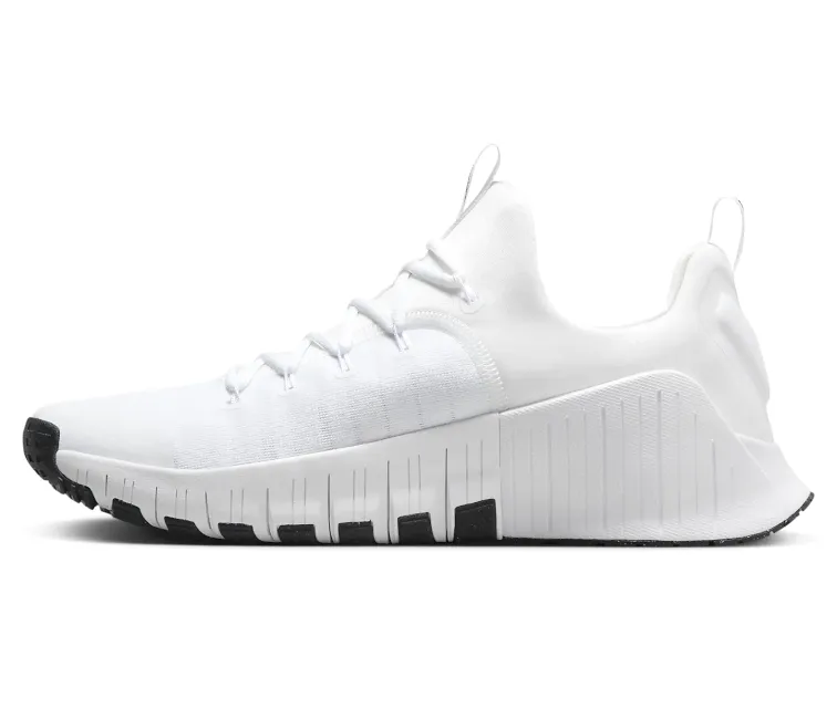 Men's Nike Free Metcon 6 (White/Black) Impact protection Workout Gear