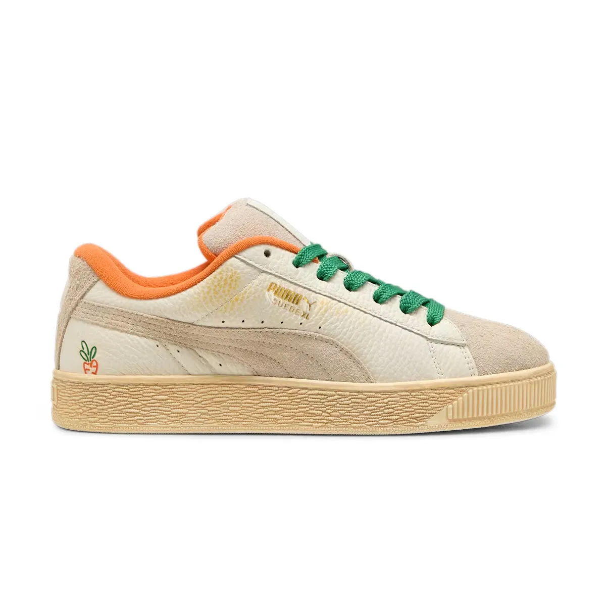 Right dullest   Carrots Suede XL 'Warm White Rickie Orange'