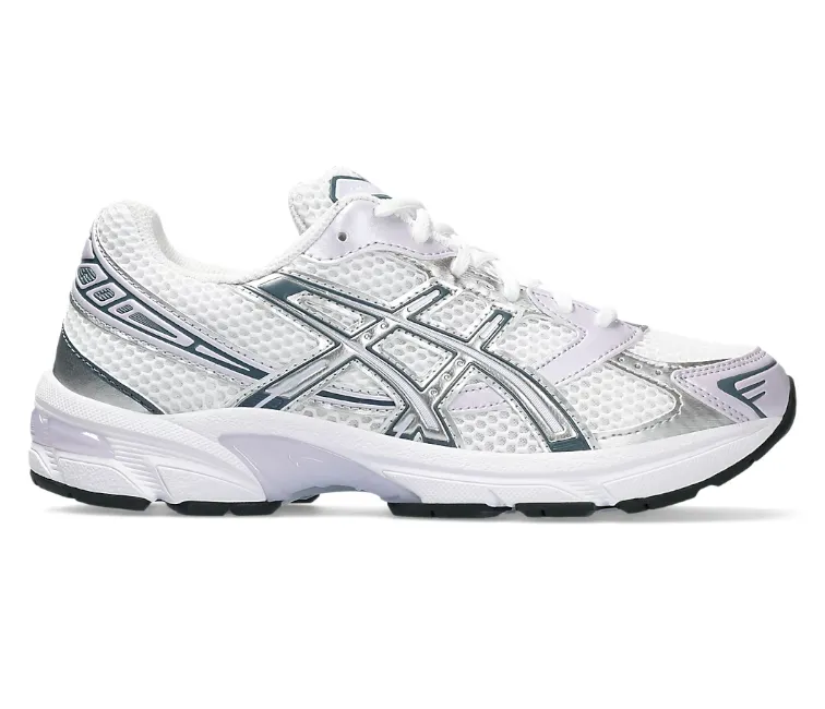 Padded Arch Compression Knit Womens Asics Gel-1130 (White/Faded Ash Rock)