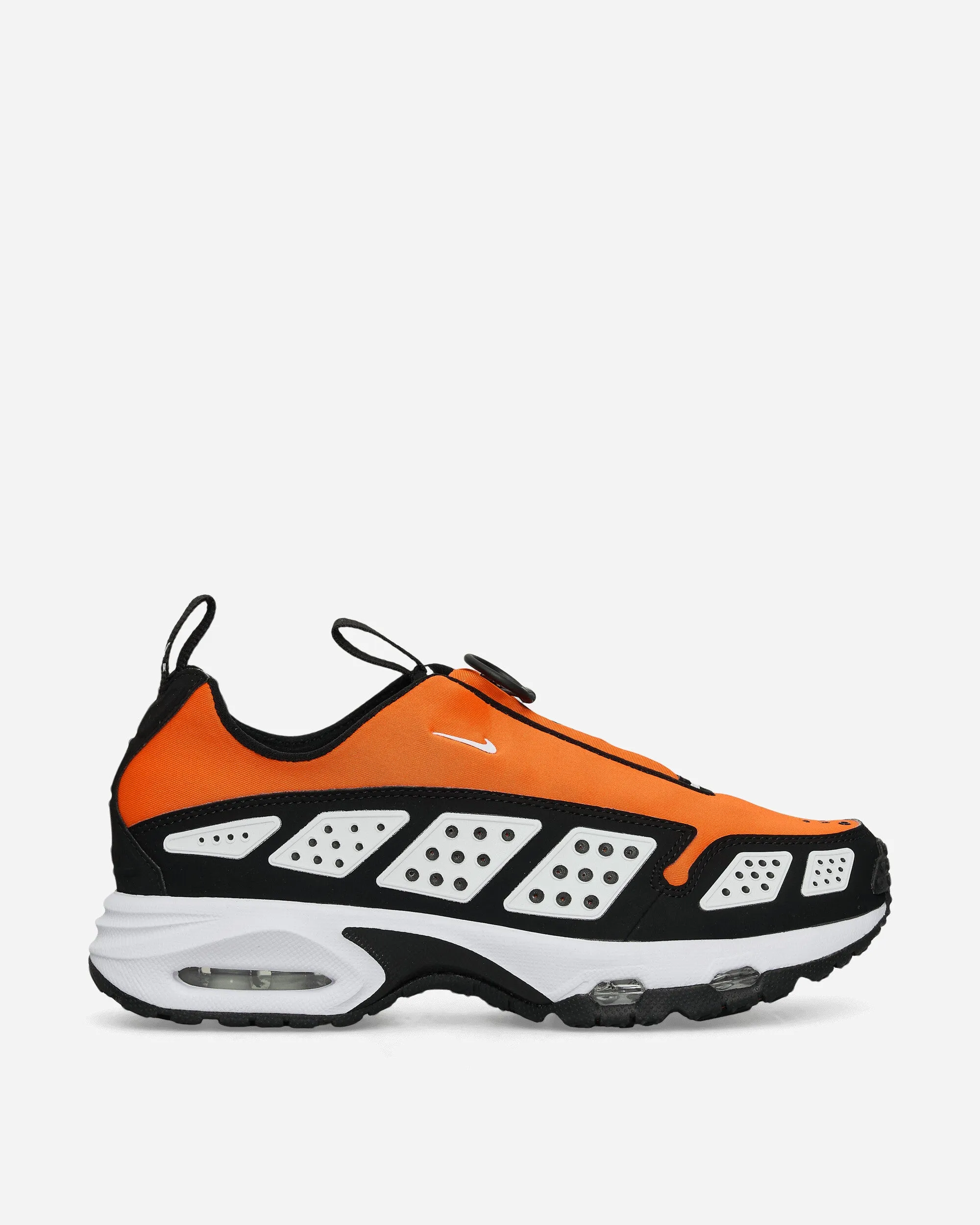 Women's Air Max SNDR Sneakers Safety Orange / Black Soft Knit Compression Molded Lightness