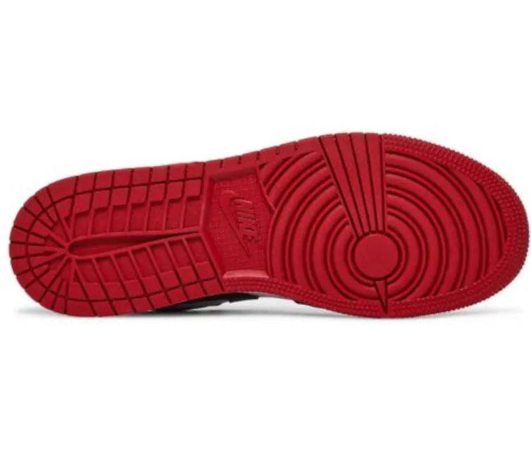 GS Nike Air Jordan 1 Low (Bred Toe) Bonded Reinforcement Panels