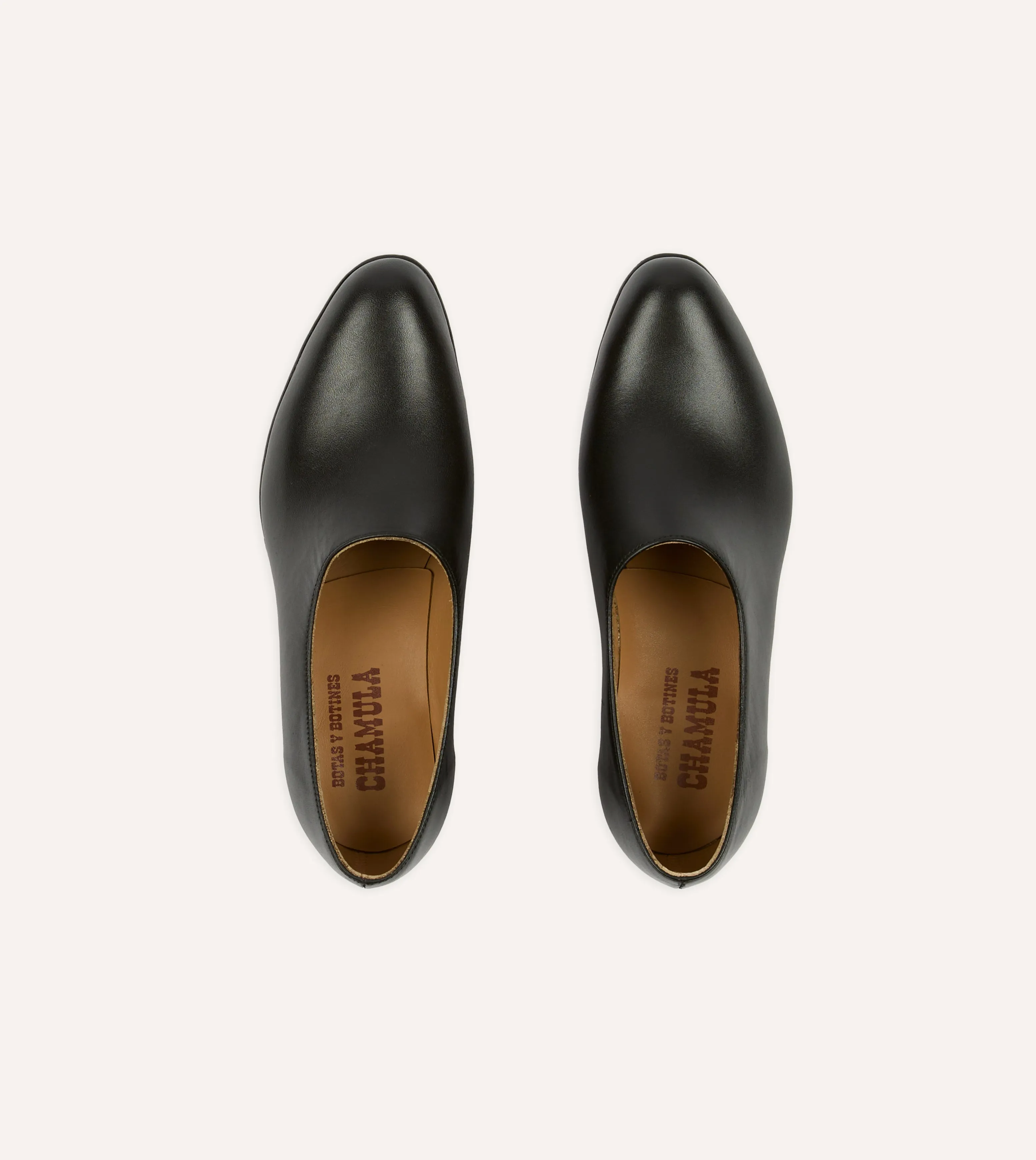 Chamula Black Leather Saarinen Shoe Fashion Clarity