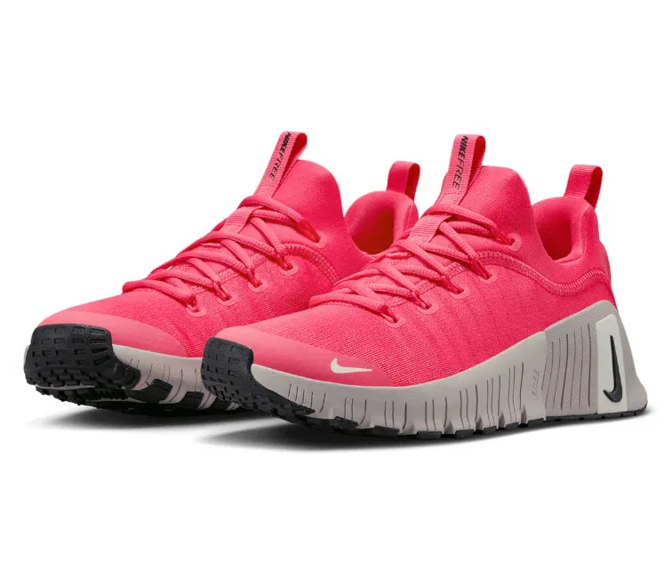 Seamless Knit Construction Women??s Nike Free Metcon 6 (Aster Pink)