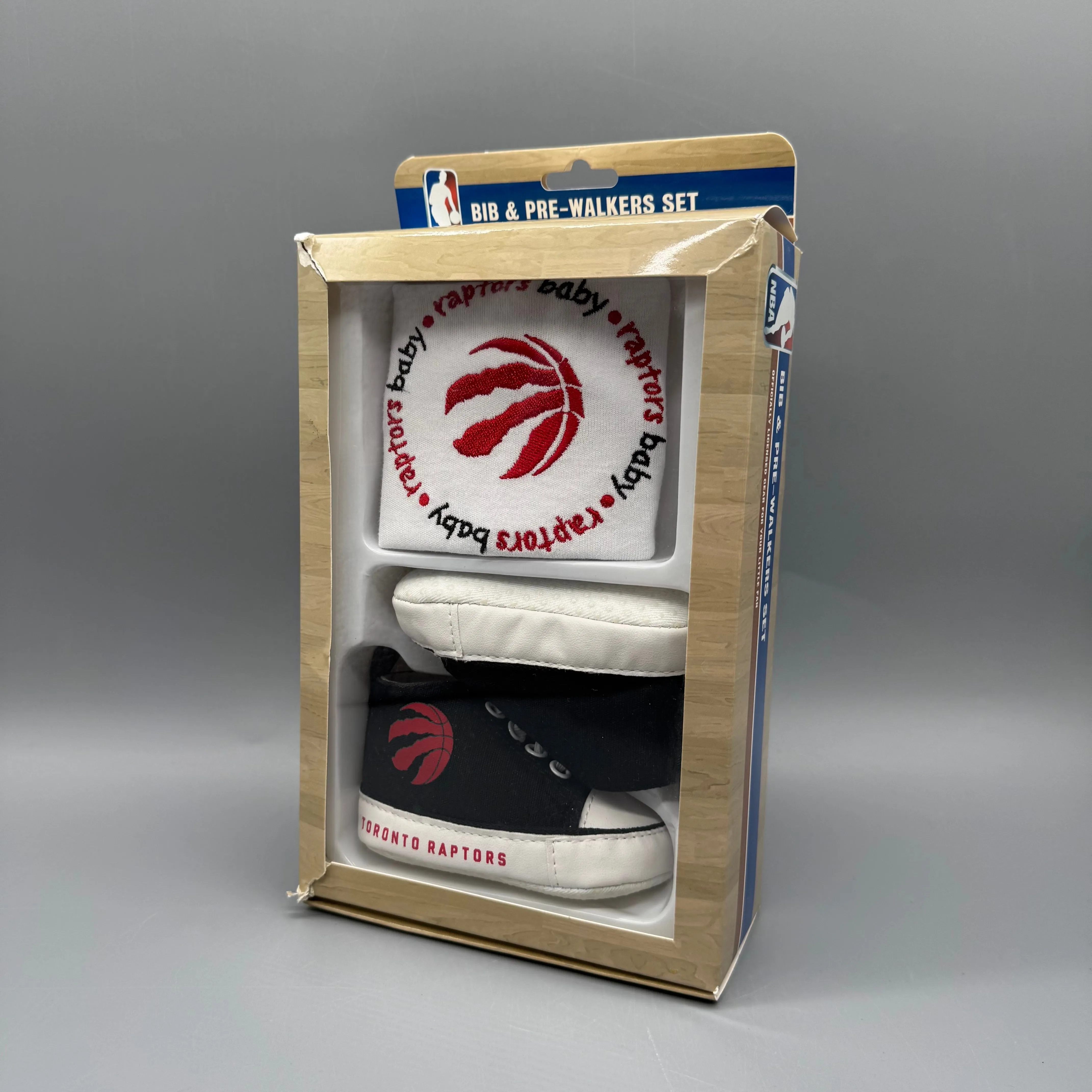 most comfortable NBA Crib Shoes and Bib / Newborn - New with box