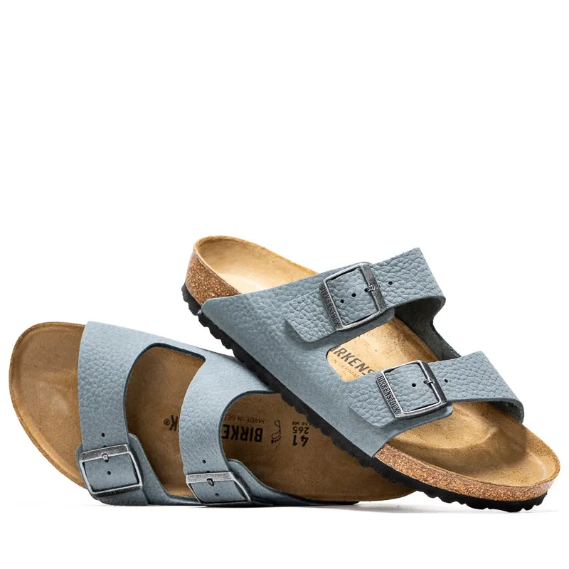 Freedom Step Travel-Ready Comfort Birkenstock Arizona Desert Buck - Basalt Grey