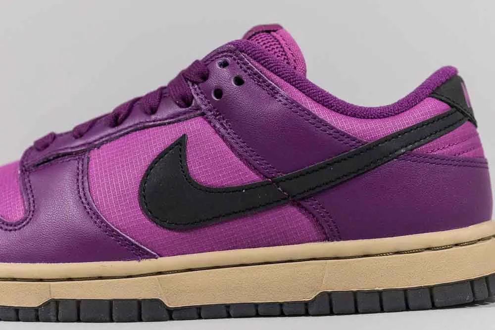 Women's Nike Dunk Low 'Viotech and Hot Fuchsia' Weather resistant boho vibe