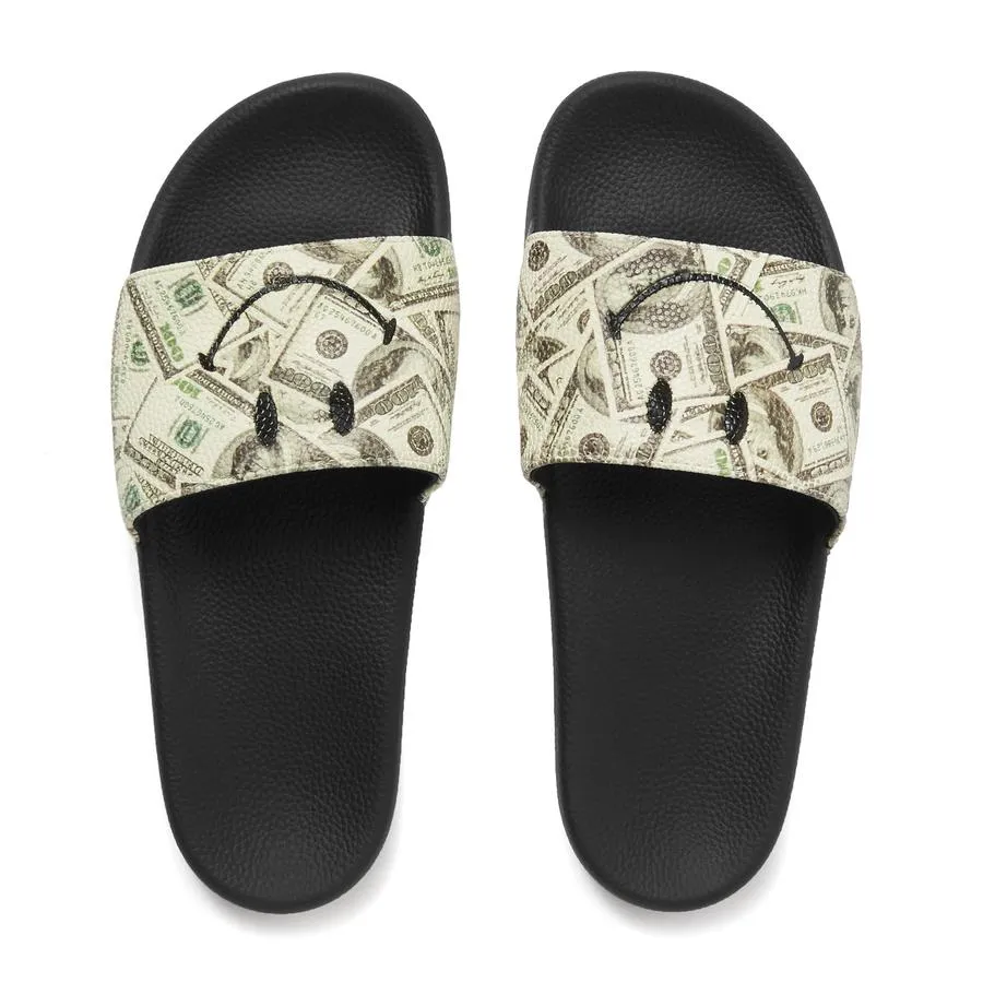 Foam Lining Trail Running Toe box Chinatown Market Smiley Money Slides