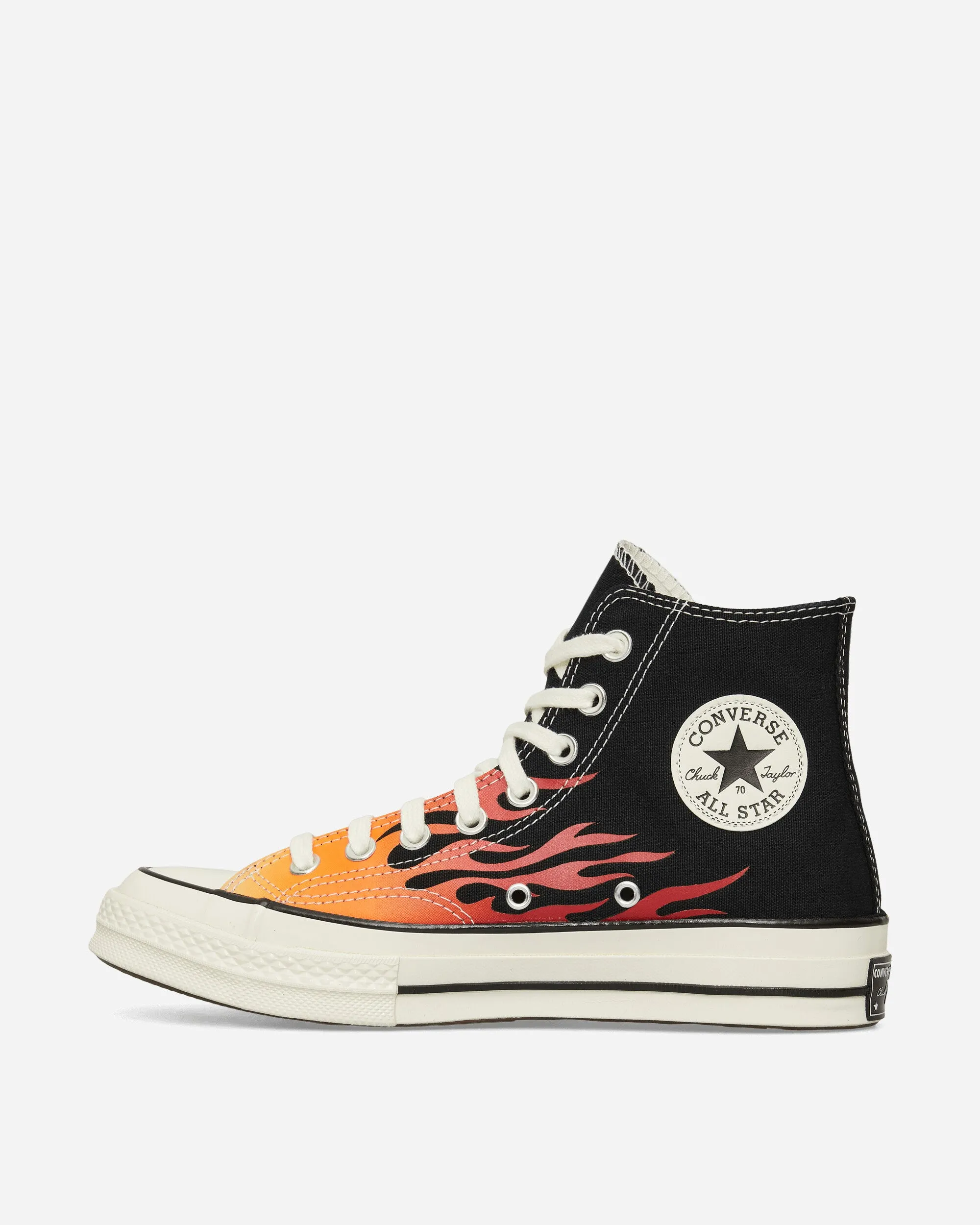 Chuck 70 Fire Sneakers Black / Red / Yellow Sport Fashion Quick Adjustment