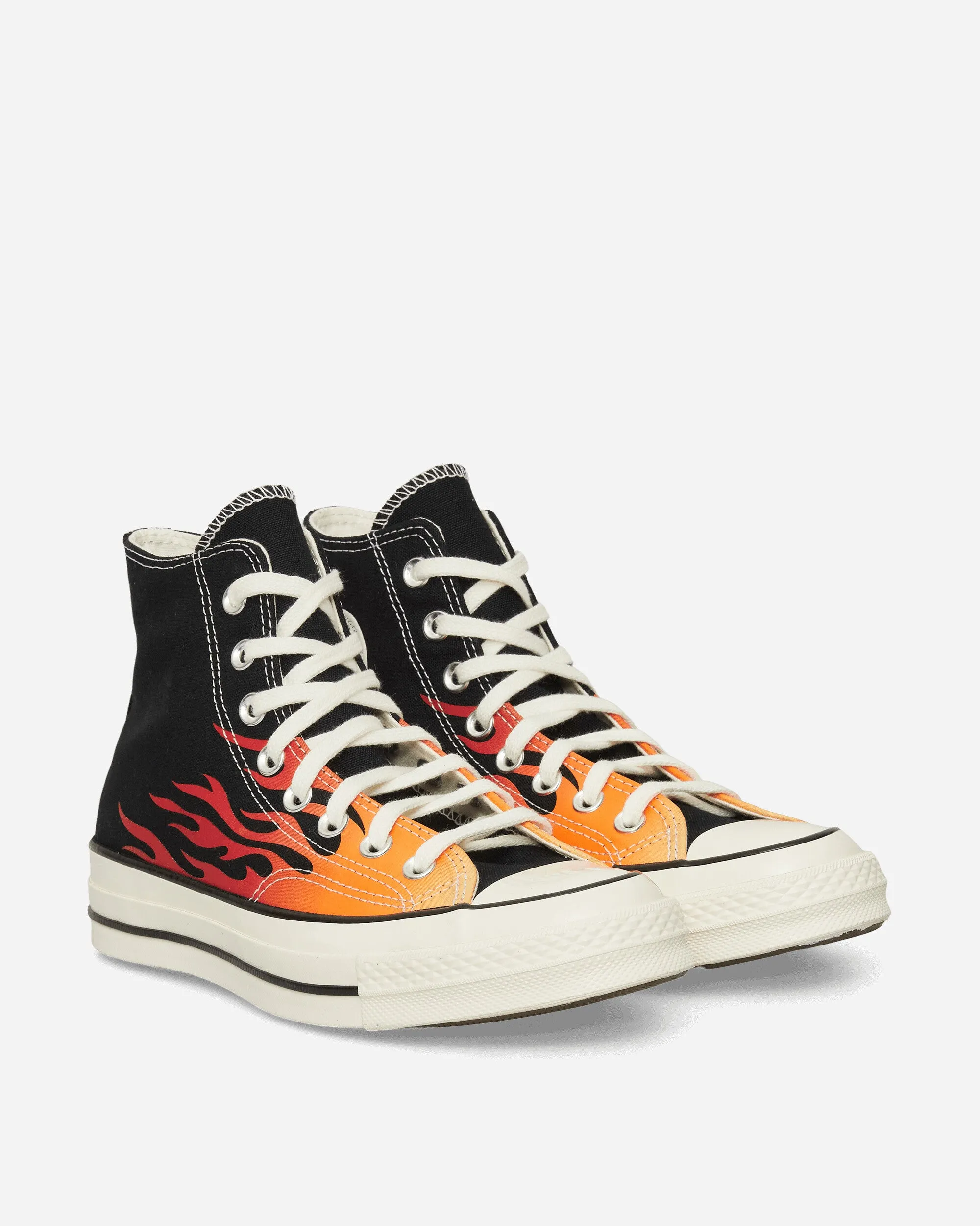 SoftInterior perforated panels Chuck 70 Fire Sneakers Black / Red / Yellow