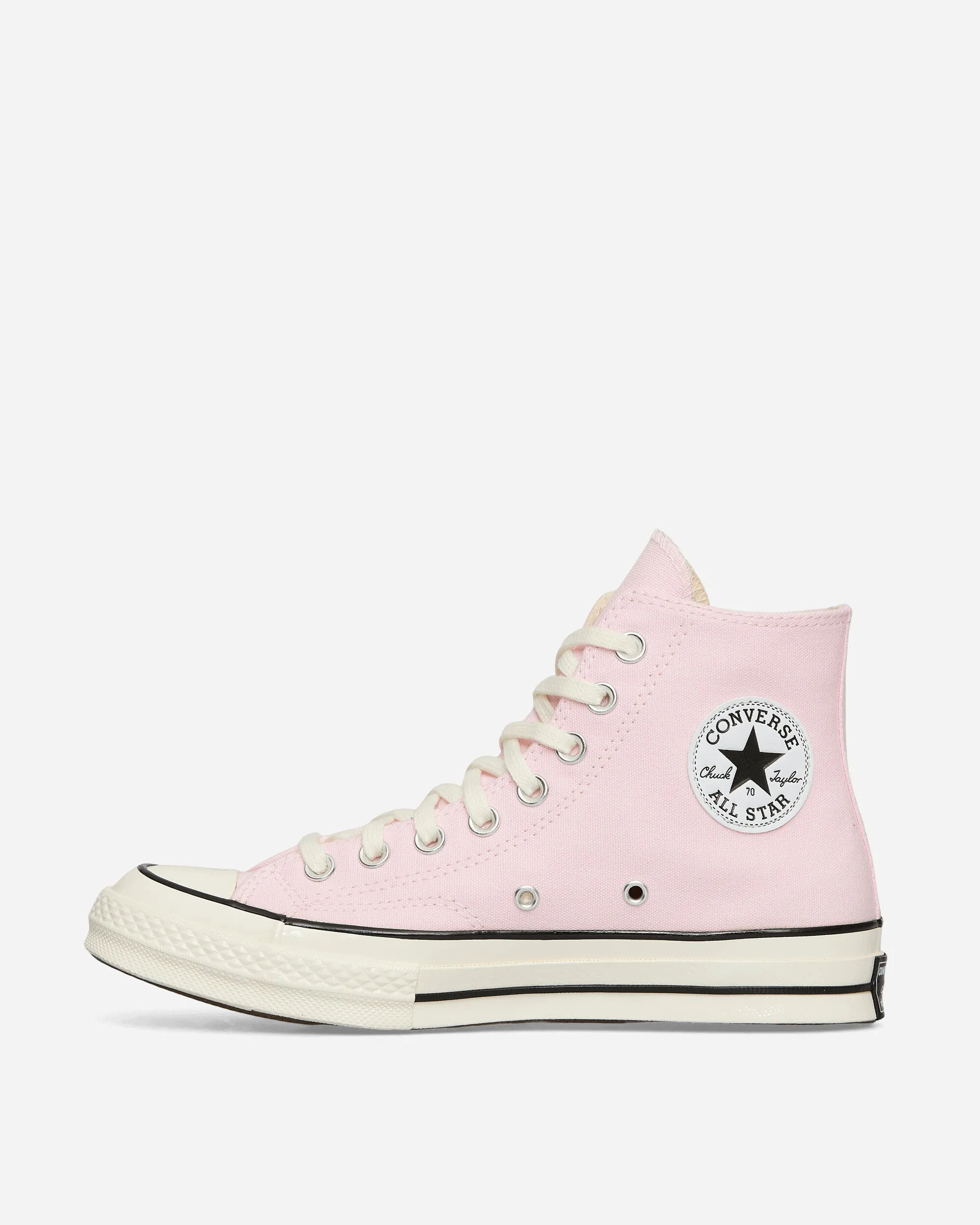 Wicking Inner Sleeve Contoured Fit Chuck 70 Hi Sneakers Pink Frosting