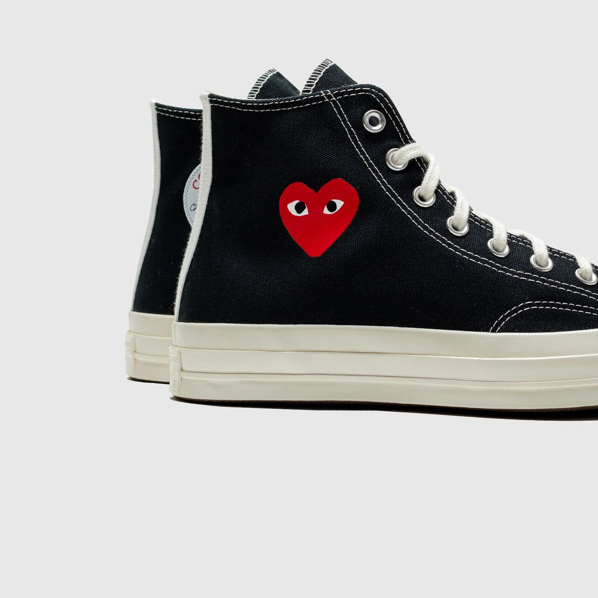 Multi Density Foam Walking Sessions CHUCK TAYLOR ALL-STAR '70 HI "BLACK SINGLE HEART"