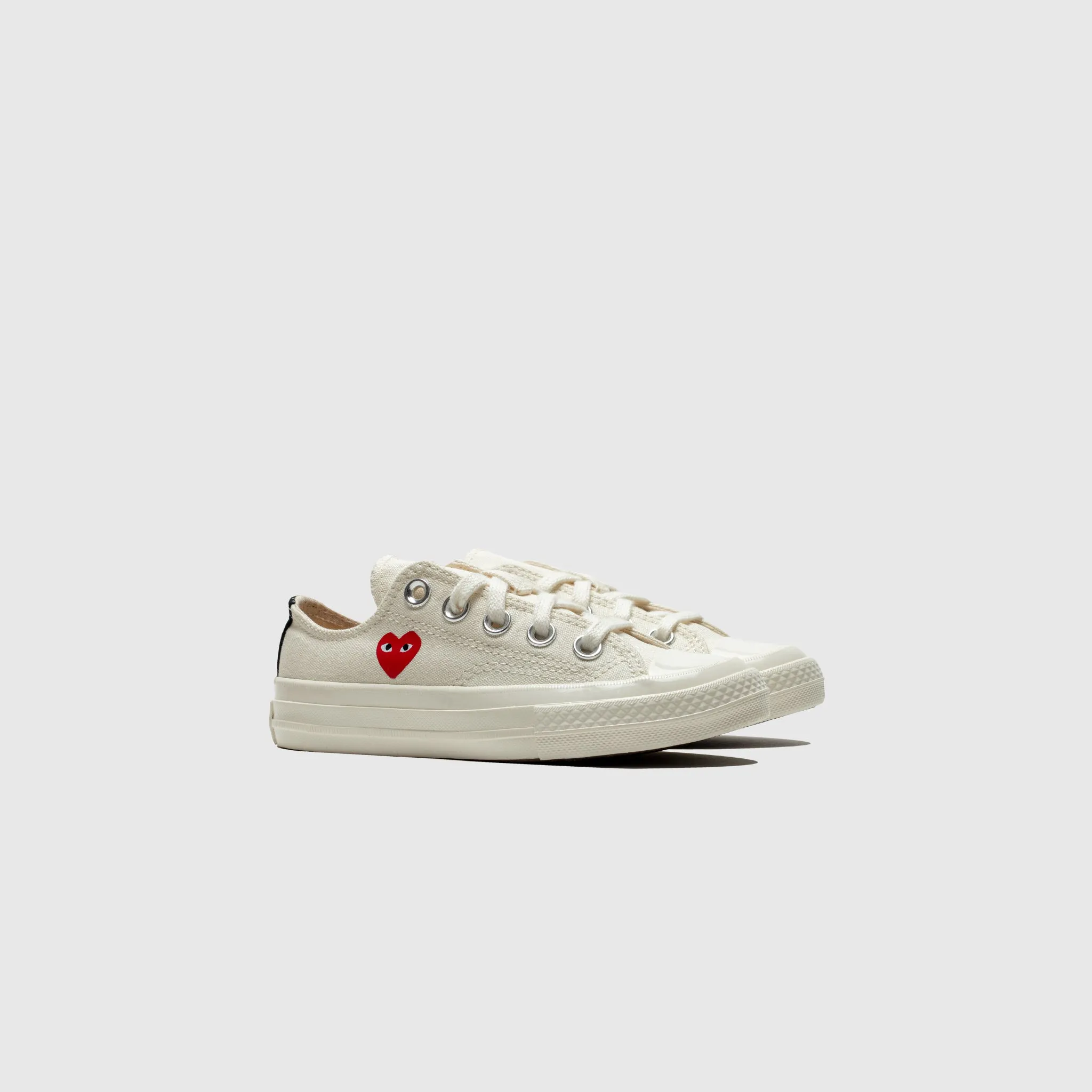 CHUCK TAYLOR ALL-STAR '70 LOW (KIDS) "MILK SINGLE HEART" Perforated Vamp Comfortable Ride