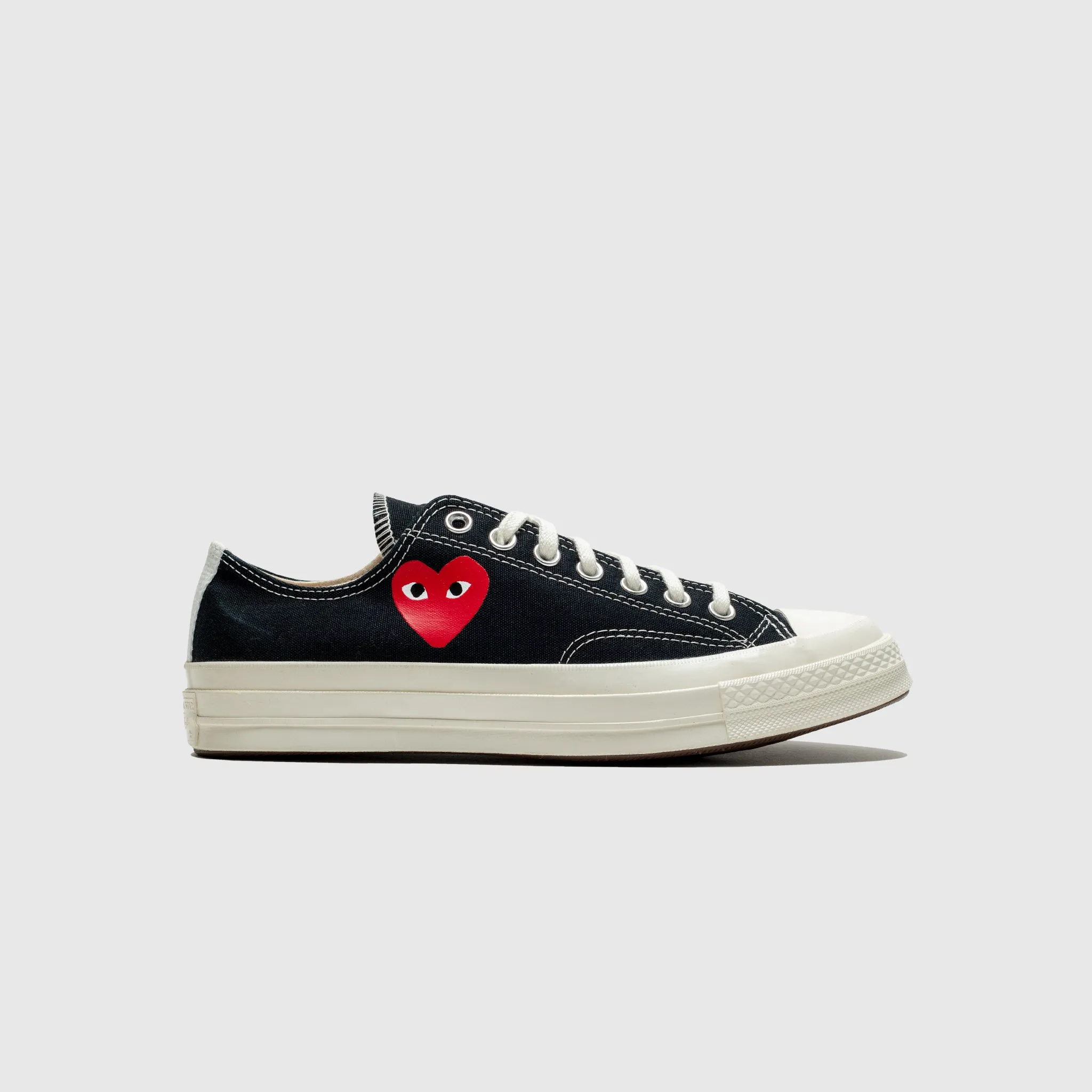 Hyperflex Outsole Cushioned Heel Cradle CHUCK TAYLOR ALL-STAR '70 LOW "BLACK SINGLE HEART"