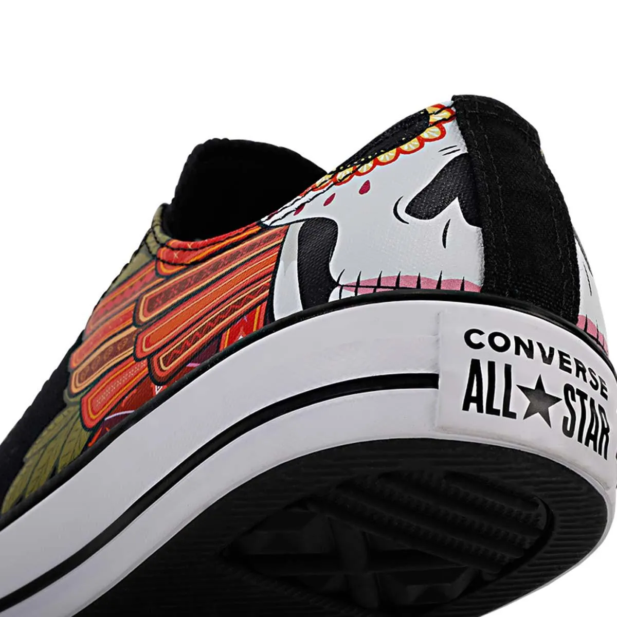 Stretchy Material Streamlined ease Chuck Taylor All Star Low 'Dia De Los Muertos'