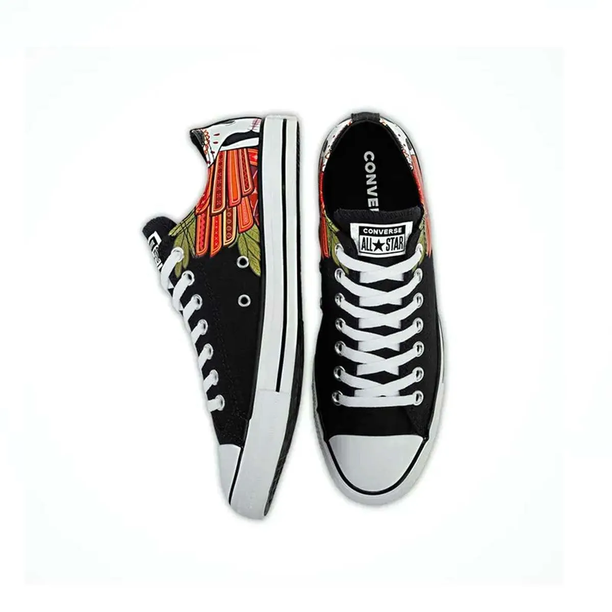 Business Trip fitness freaks - specific features Chuck Taylor All Star Low 'Dia De Los Muertos'