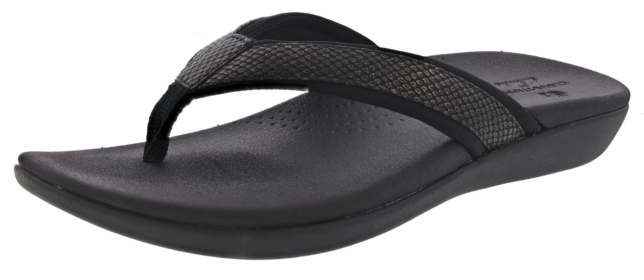 Clarks Women's Brio Sol Comfort Flip Flops Cold Climate