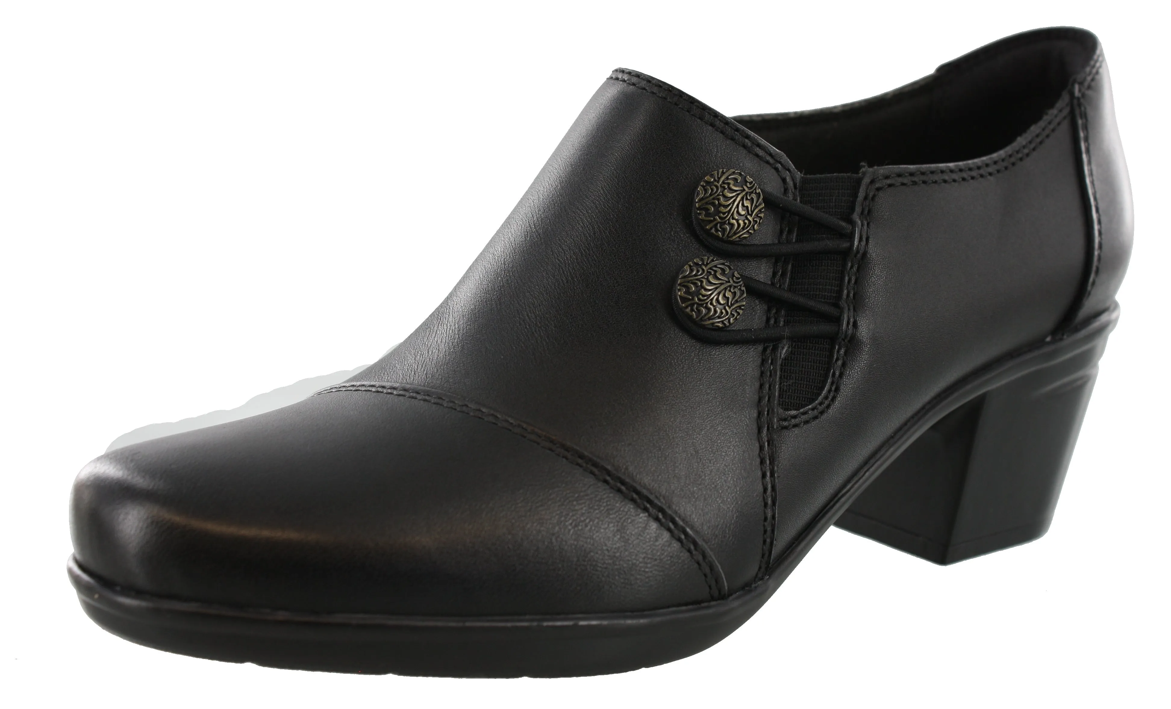 Open Toe Evening Pumps Clarks Women's Emslie Warren Booties Block Heel