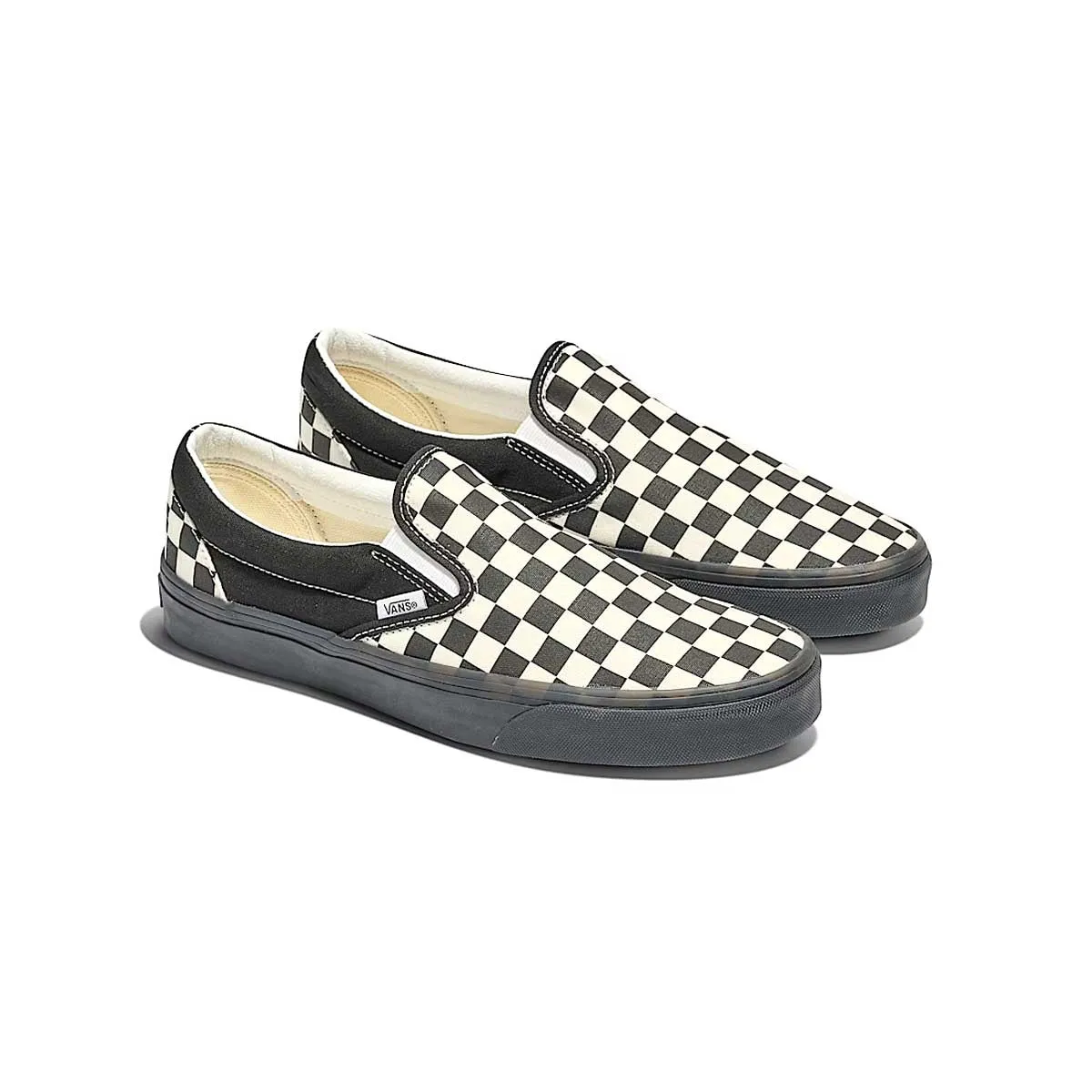 adults - specific functions Ultra-soft performance Classic Checkboard Slip-on 'Black White'
