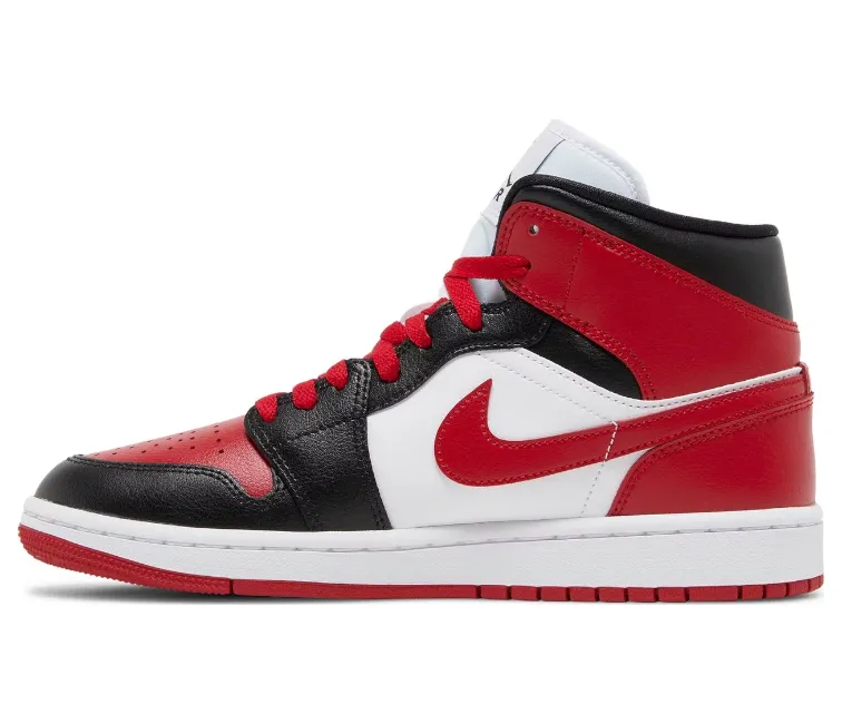 Reinforced Achilles Notch All Around Women's Nike Air Jordan 1 Mid (Alternate Bred)