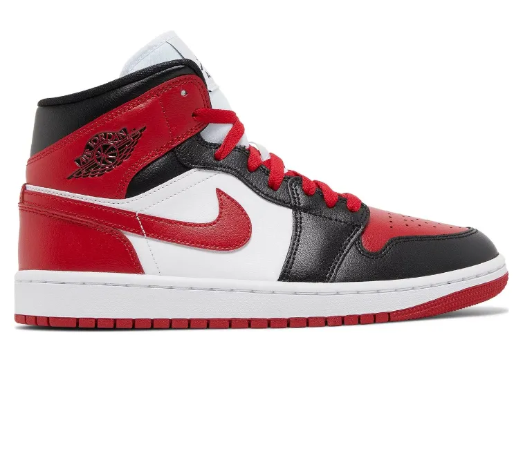 Secure Lace Loops Functional shock absorption Women's Nike Air Jordan 1 Mid (Alternate Bred)