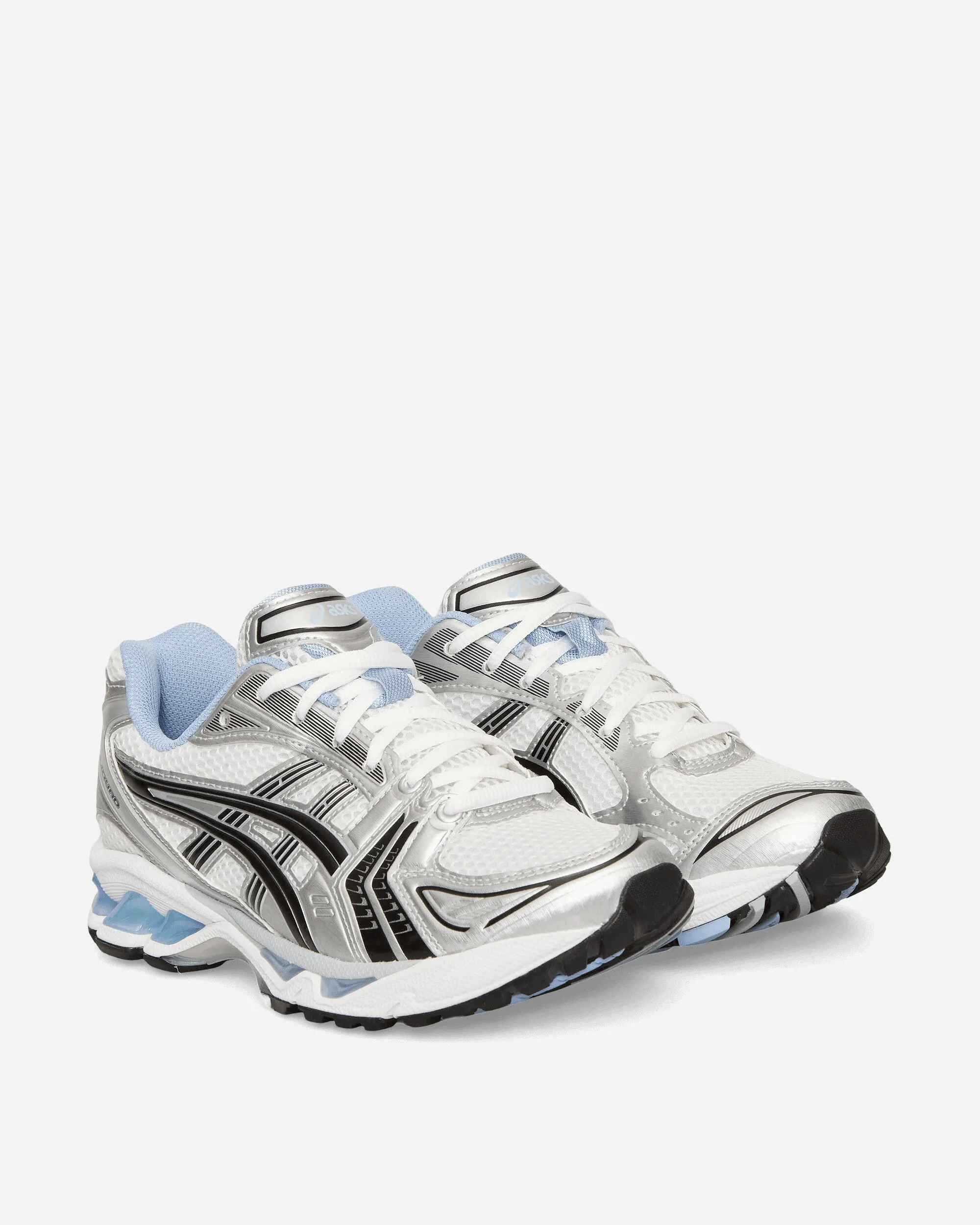 JJJJound GEL-Kayano 14 Sneakers White / Black Impact Diffusion Layer Elastic Sling
