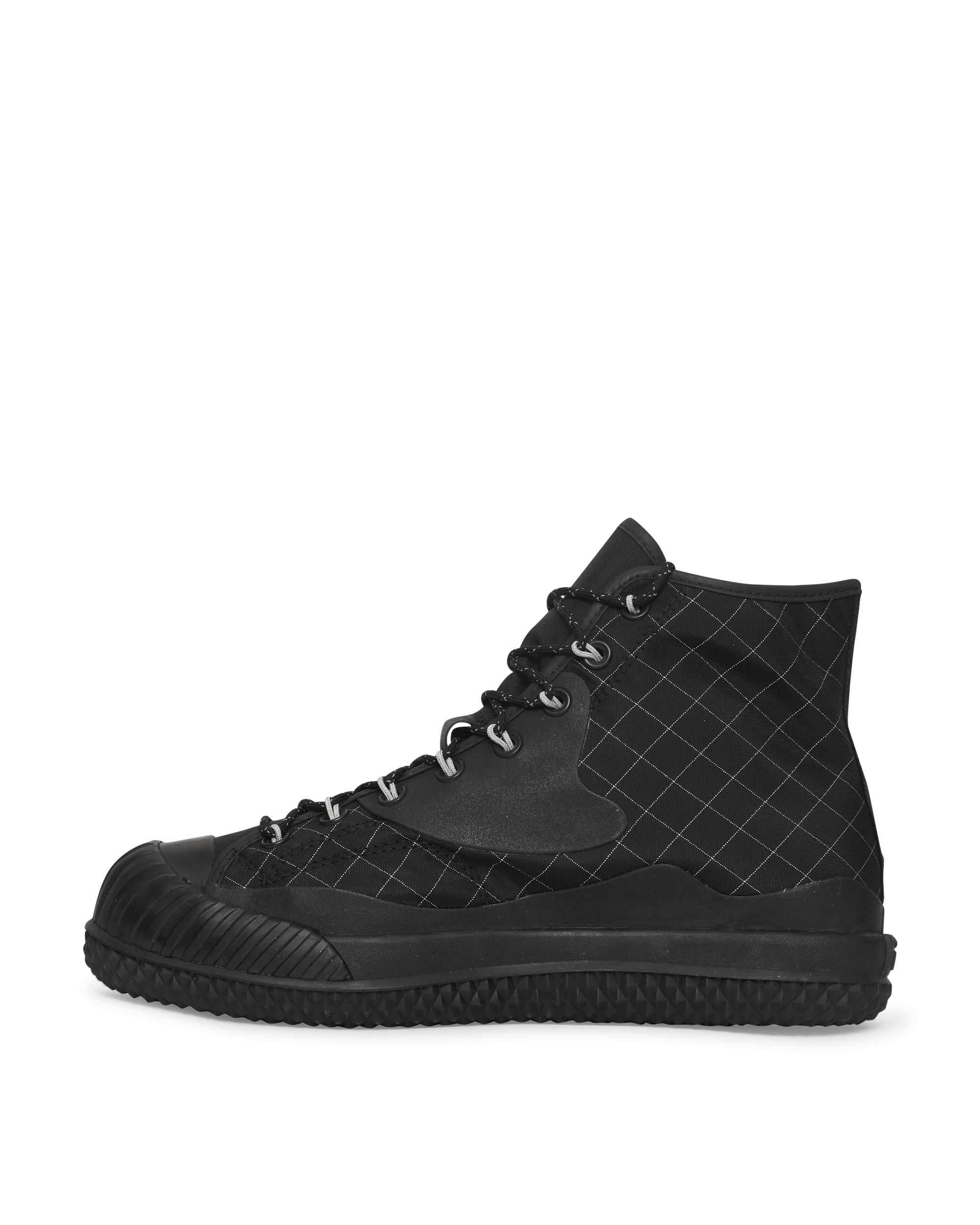 Slam Jam Bosey MC Hi Sneakers Black Non Irritating Stitching