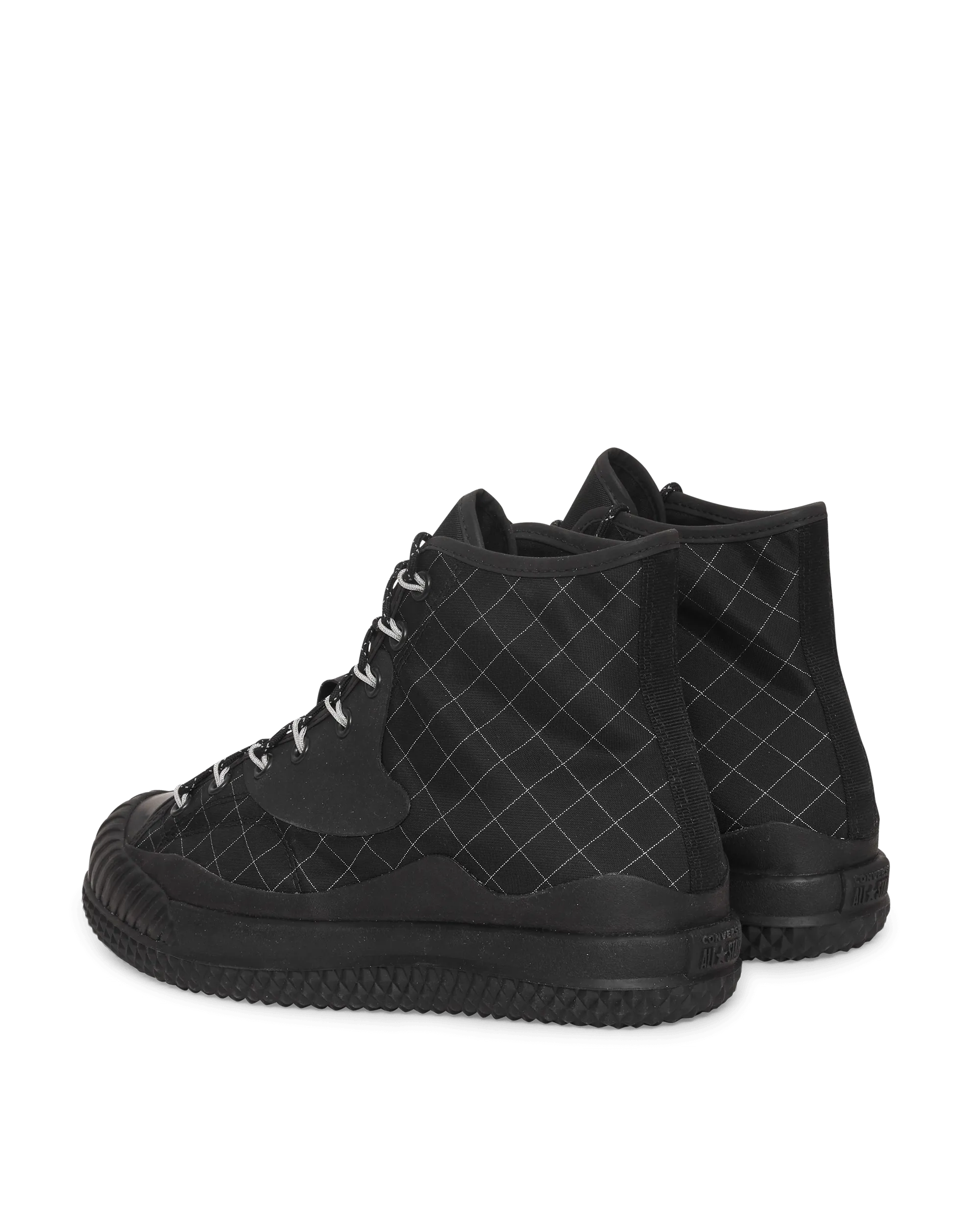 Grip Tread Pattern Breathable Inserts Slam Jam Bosey MC Hi Sneakers Black
