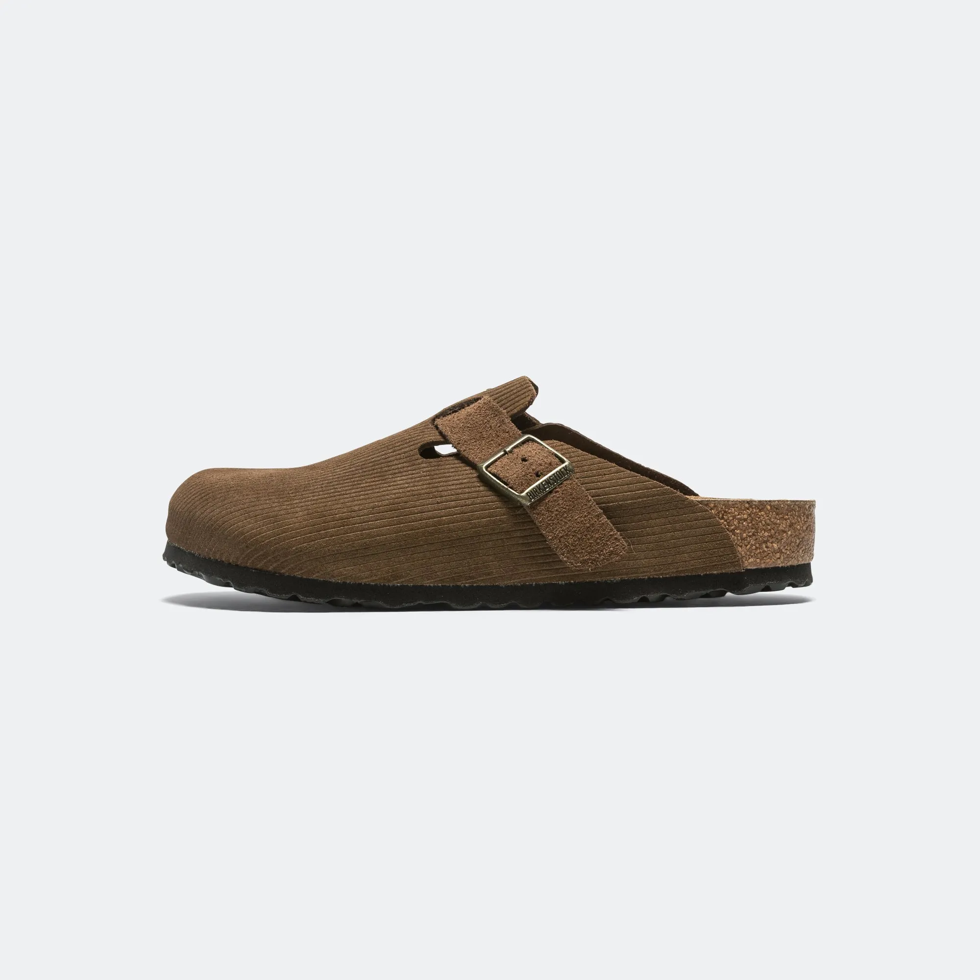 Sunny Day Boston Corduroy - Dark Tea Suede Leather
